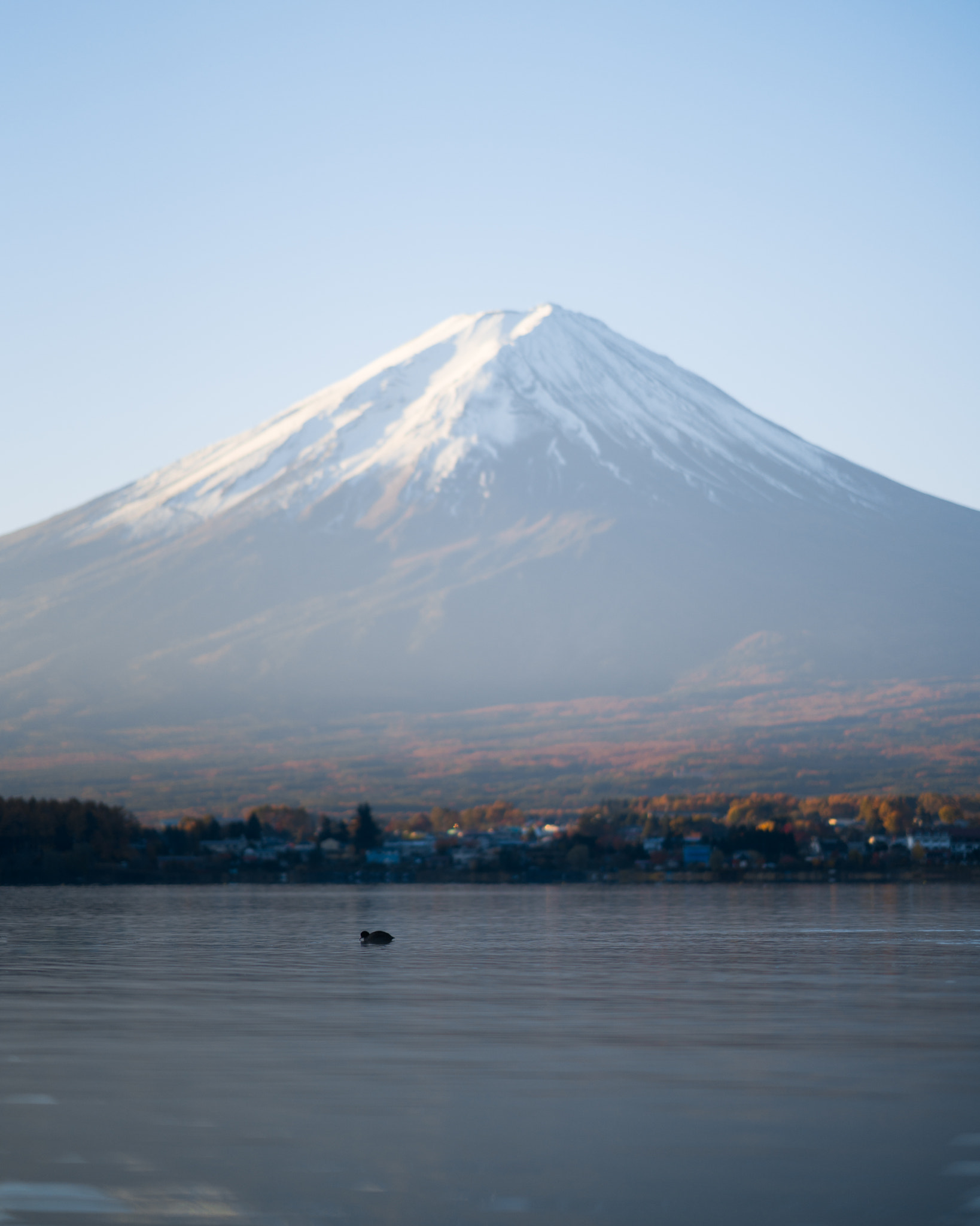 Sony FE 85mm F1.4 GM sample photo. Foggy mount fuji photography