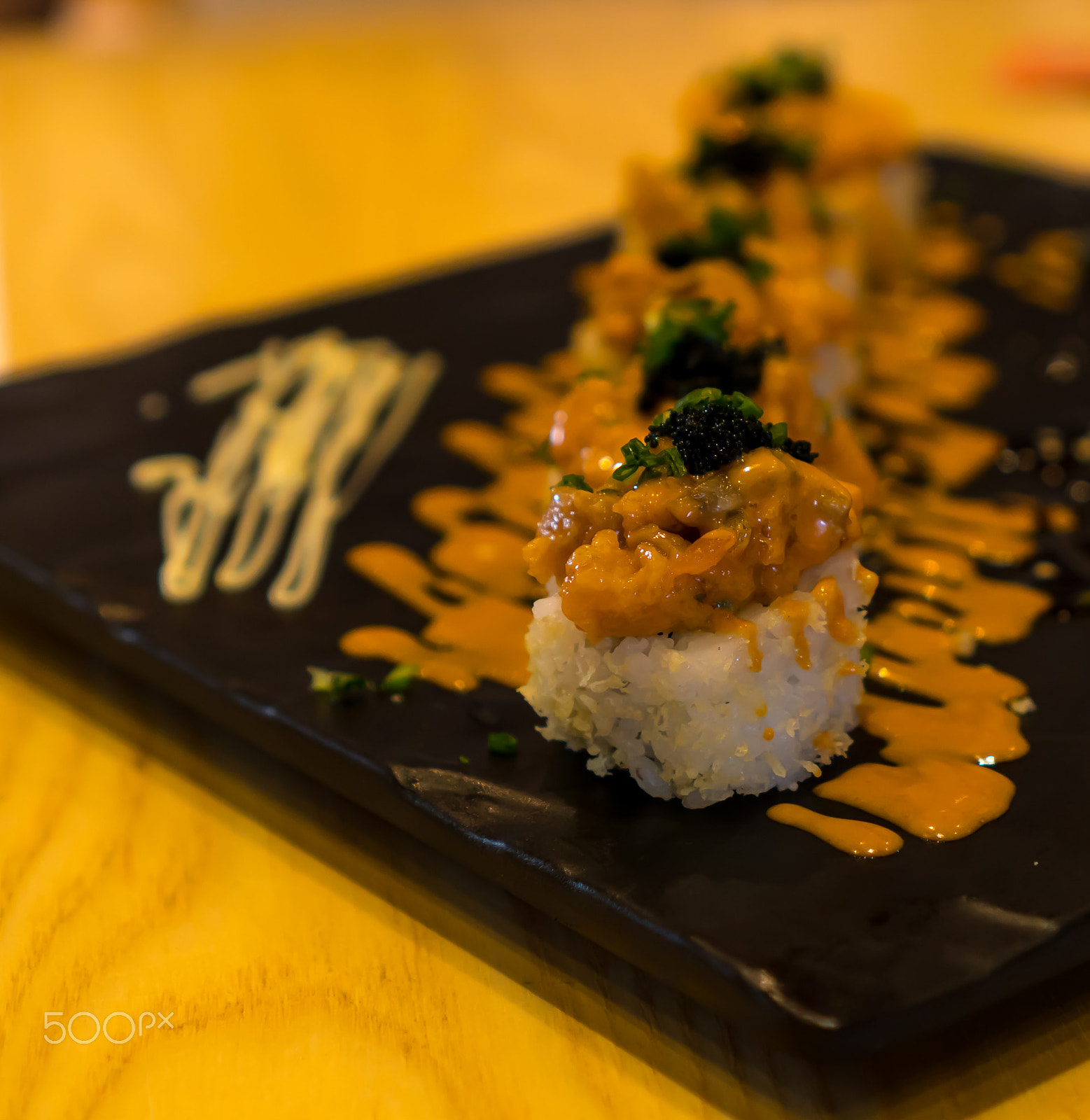 Sony E 35mm F1.8 OSS sample photo. Sushi photography