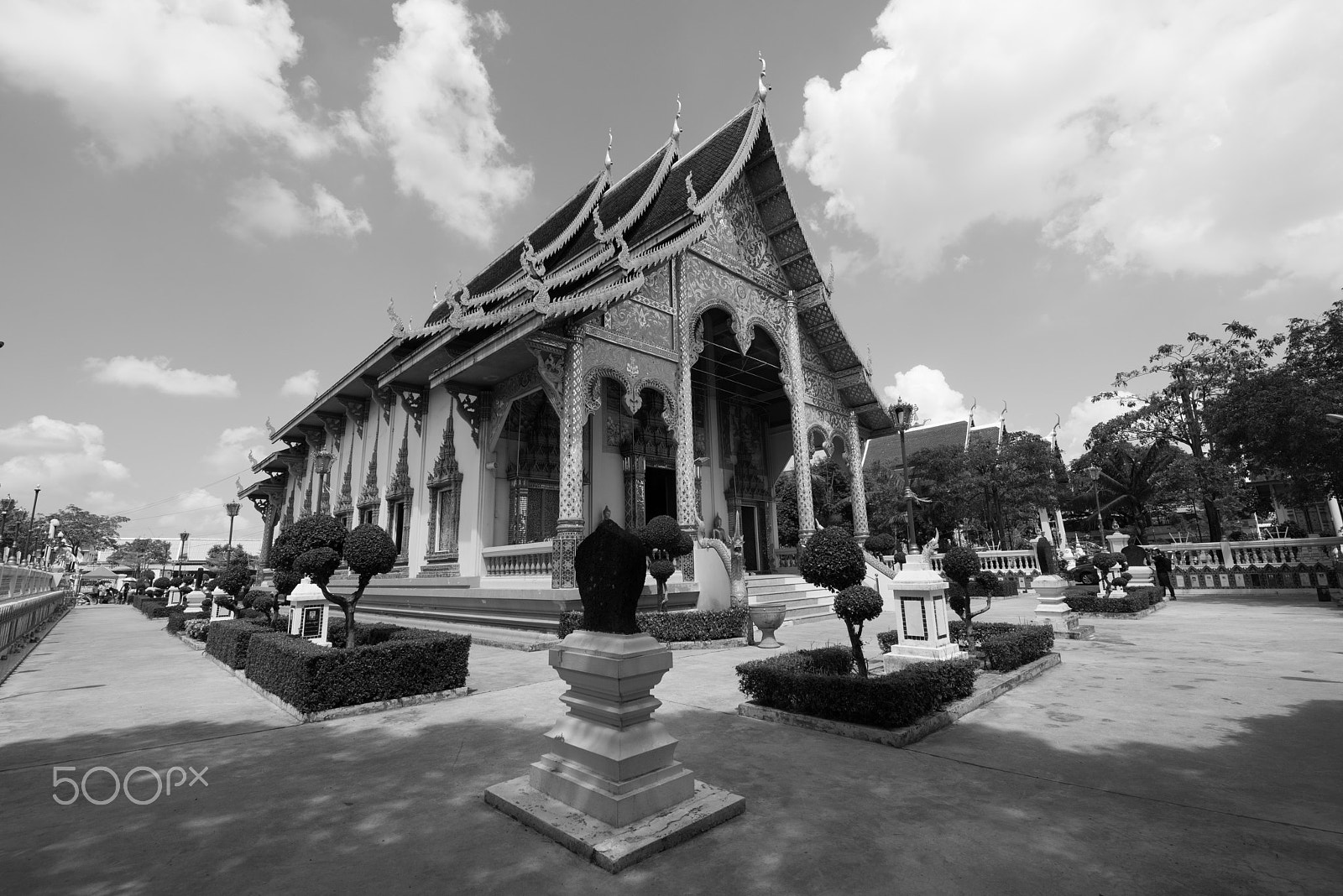 Nikon D810 sample photo. Thai temple in thai north art photography
