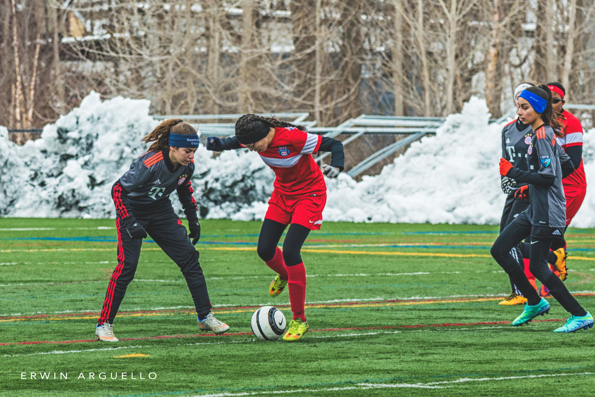 Canon EF 70-200mm F4L IS USM sample photo. Nefc pre season tourney champs photography