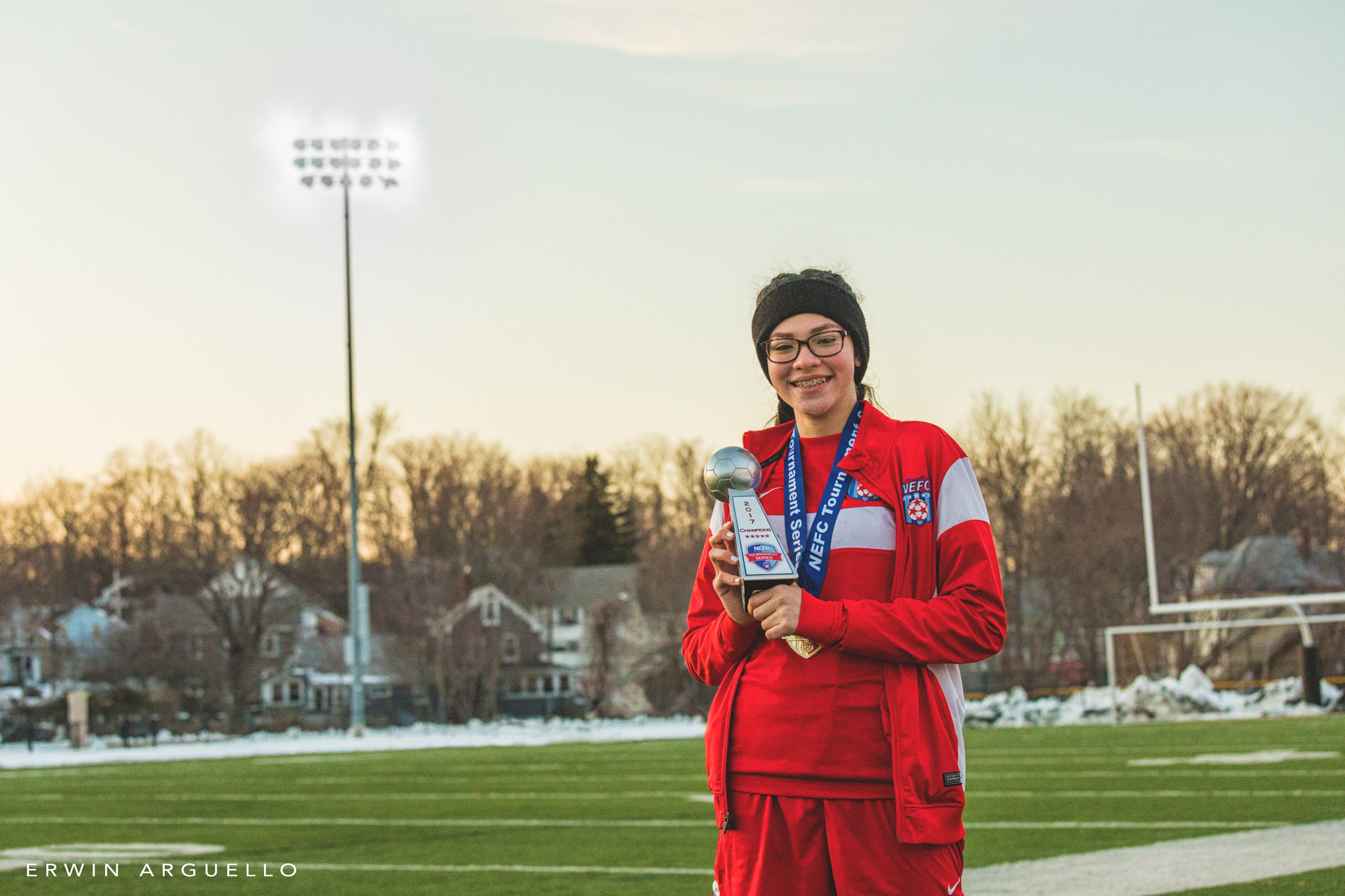 Canon EF 70-200mm F4L IS USM sample photo. Nefc pre season tourney champs photography