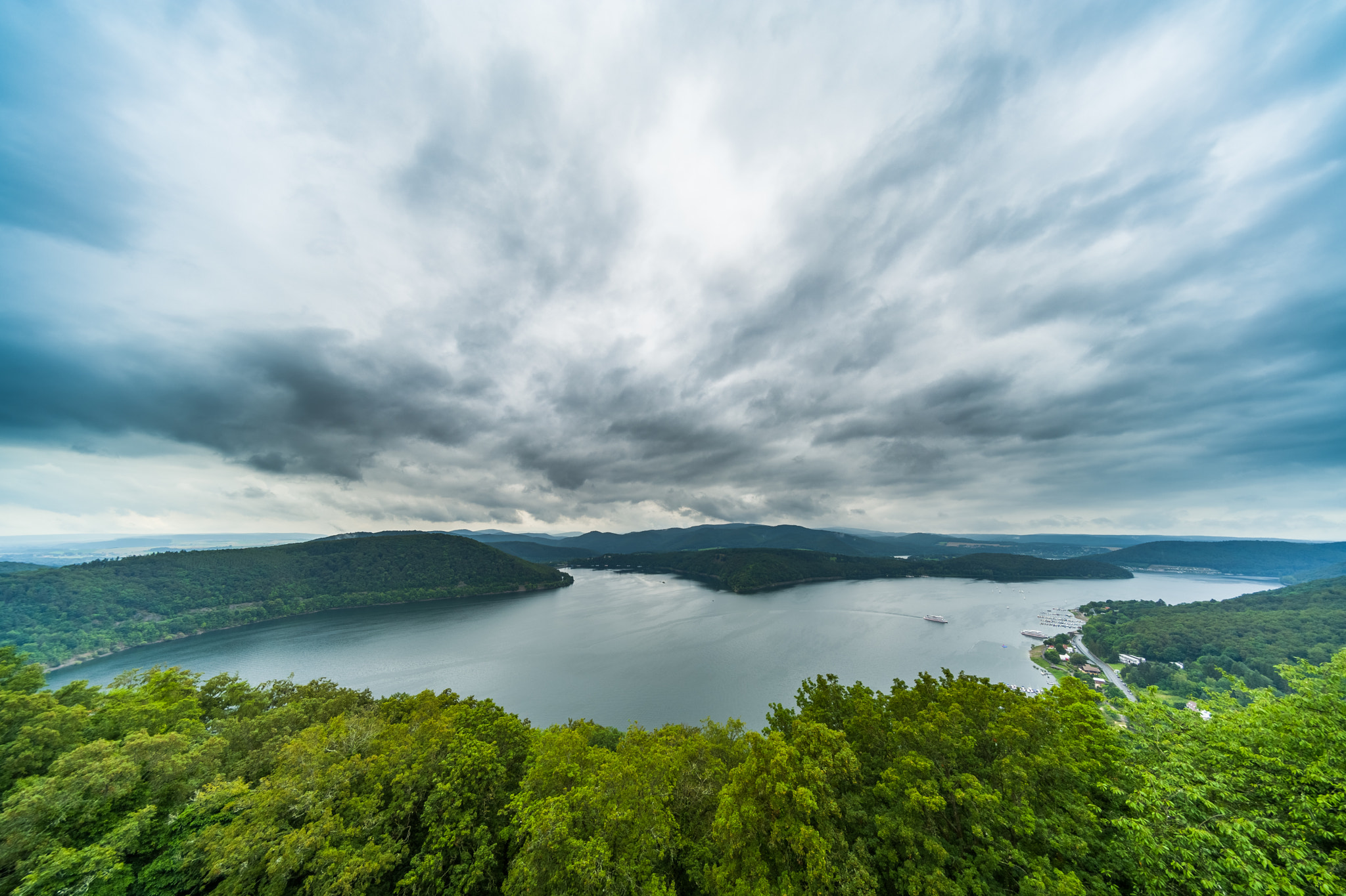 Leica SL (Typ 601) sample photo. Clouds and the edersee photography