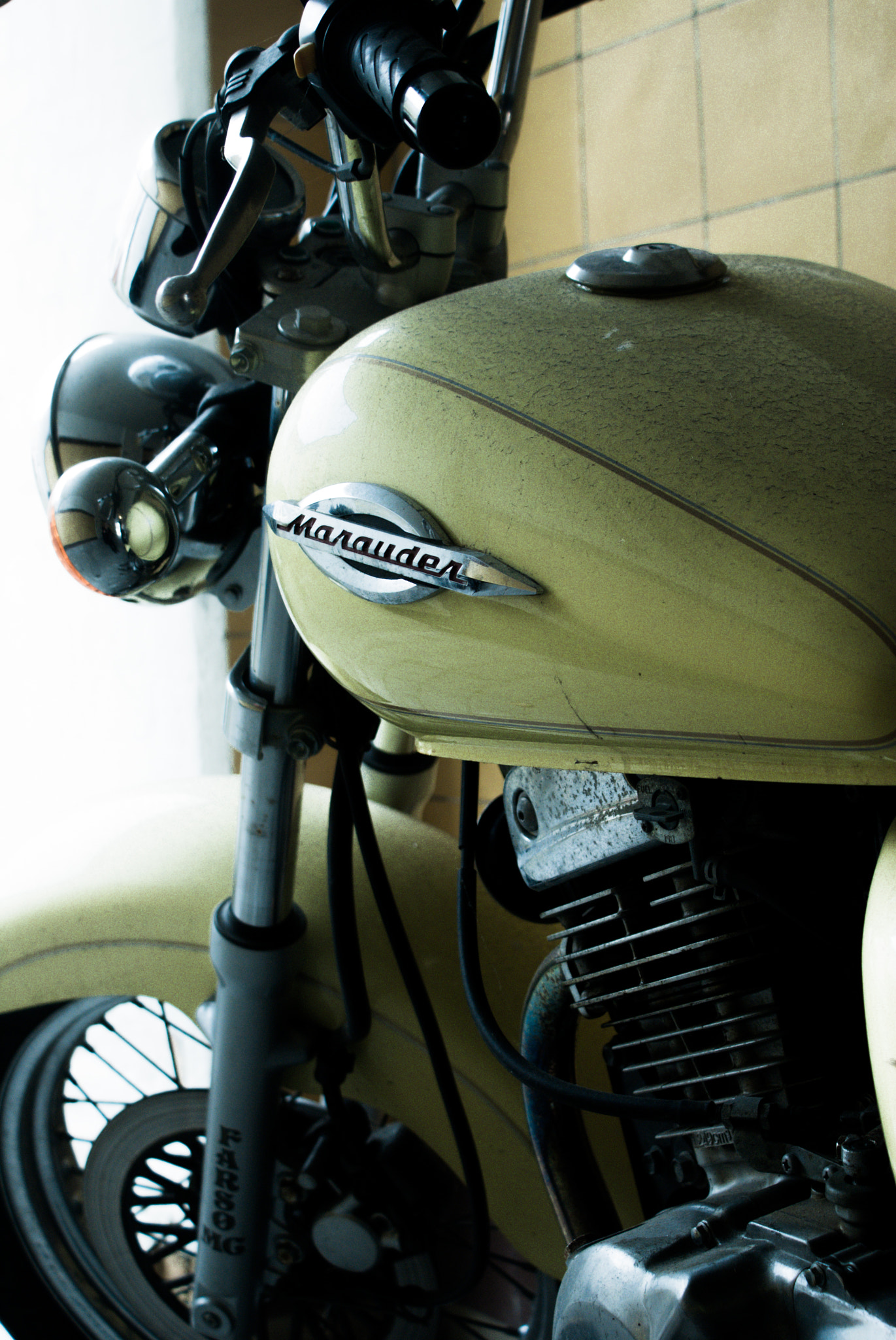 Sony Alpha DSLR-A300 sample photo. Vintage motorcykle photography