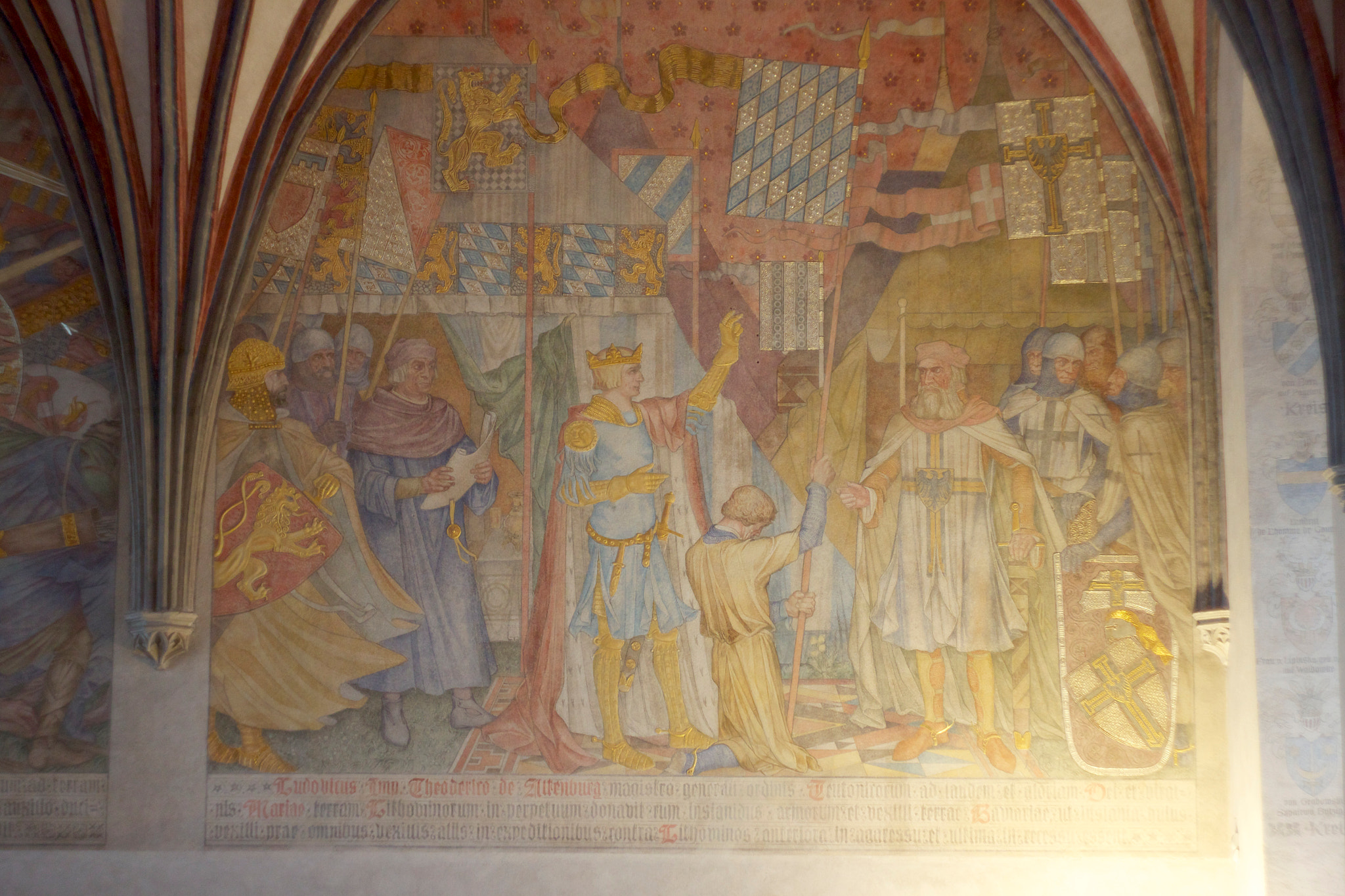Canon EF 35-80mm f/4-5.6 sample photo. Fresco in malbork castle photography