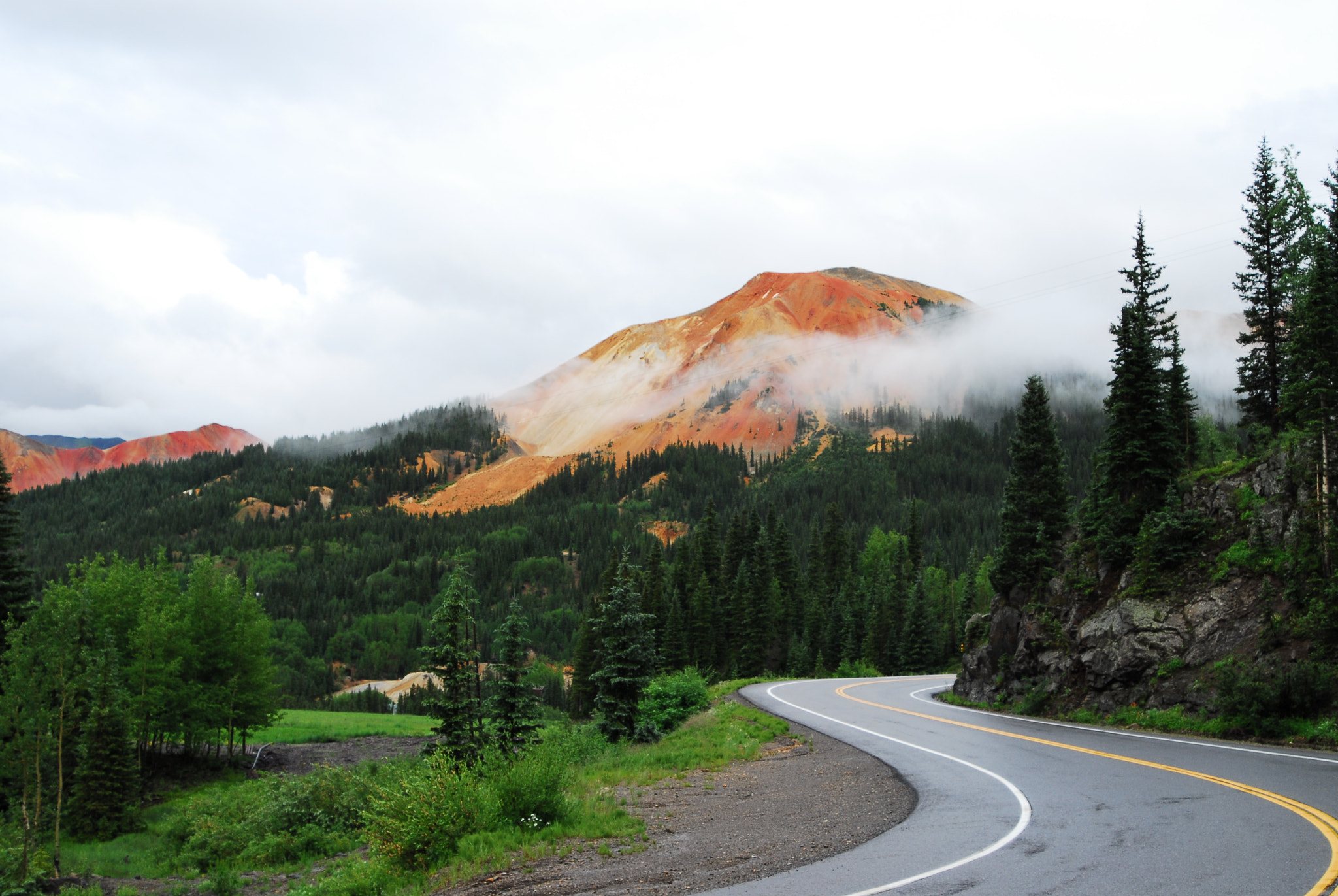 Nikon D200 sample photo. The million dollar highway to ouray photography