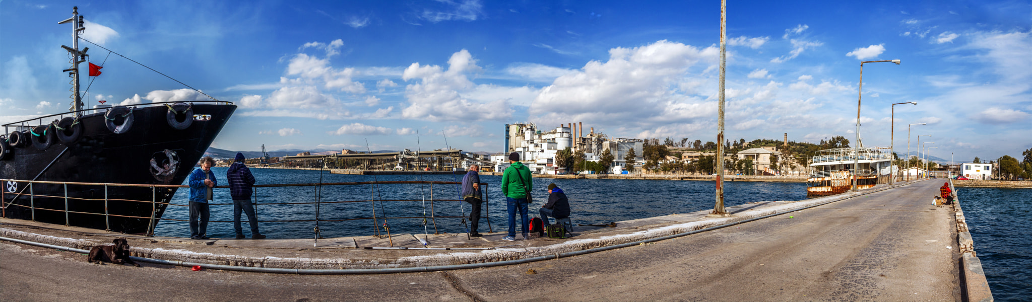 Sigma 18-50mm f/2.8 Macro sample photo. Fishing at the port.. photography