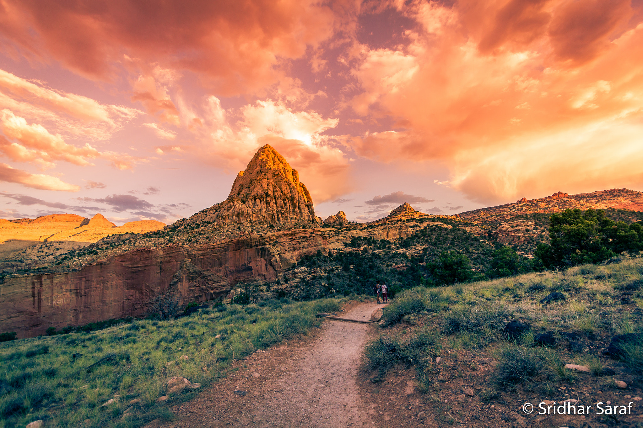 Canon EF-S 10-22mm F3.5-4.5 USM sample photo. Hickman bridge trail, capitol reef national park photography