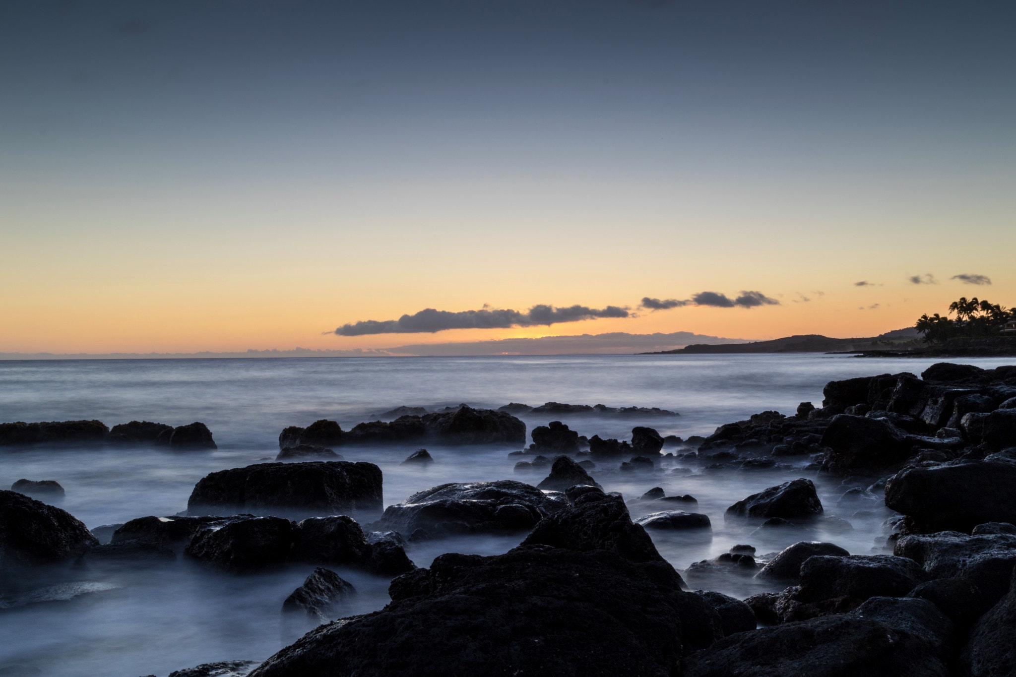 Canon EF 24-70mm F2.8L II USM sample photo. Kauai sunset photography