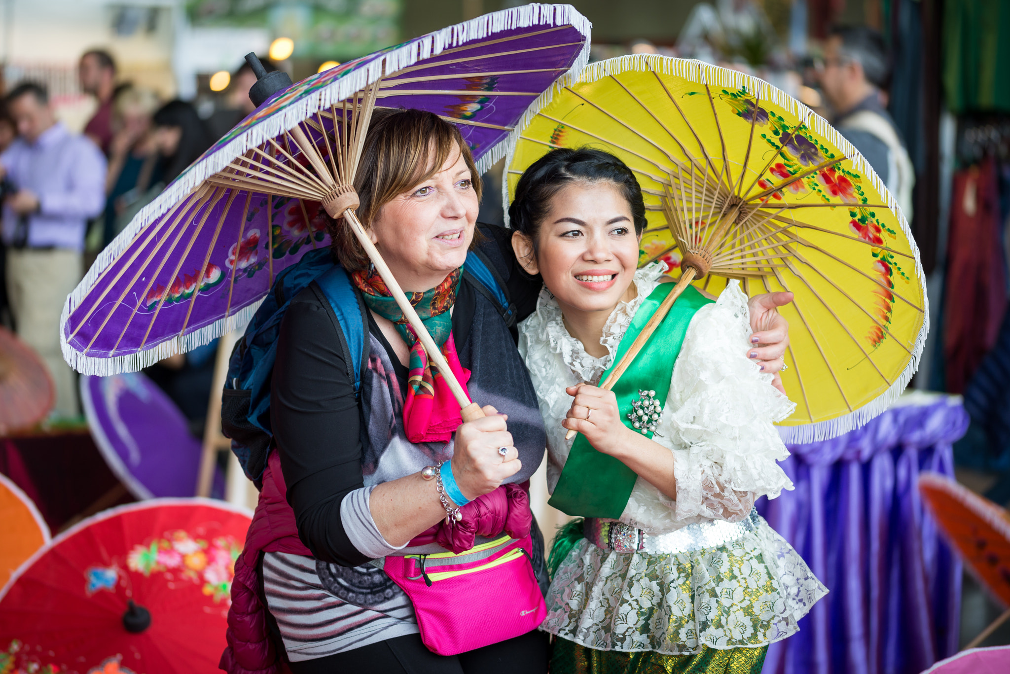 Sigma 105mm F2.8 EX DG OS HSM sample photo. Thai traditional dress photography