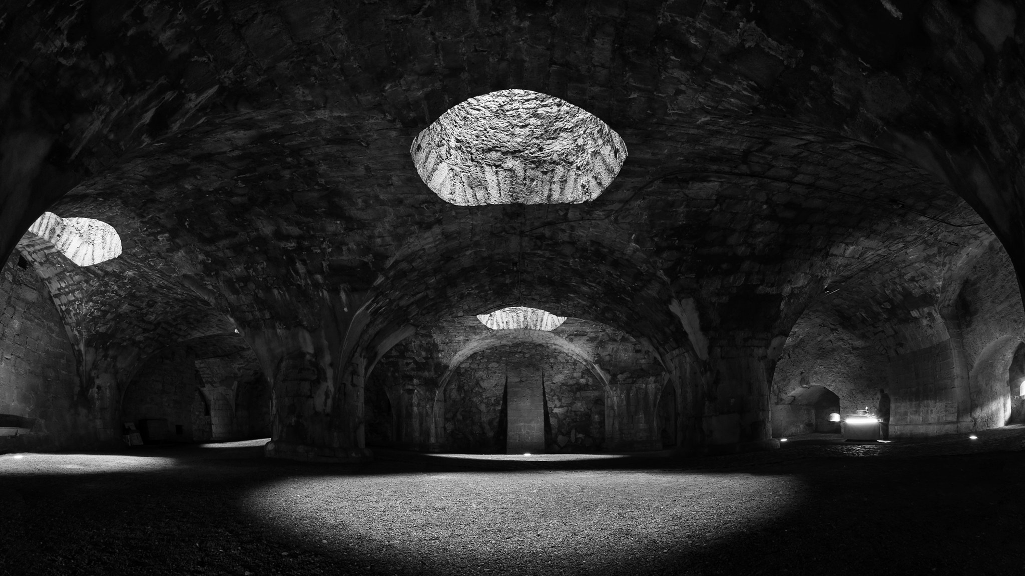 Nikon D3S + Nikon AF Fisheye-Nikkor 16mm F2.8D sample photo. Munot catacomb photography