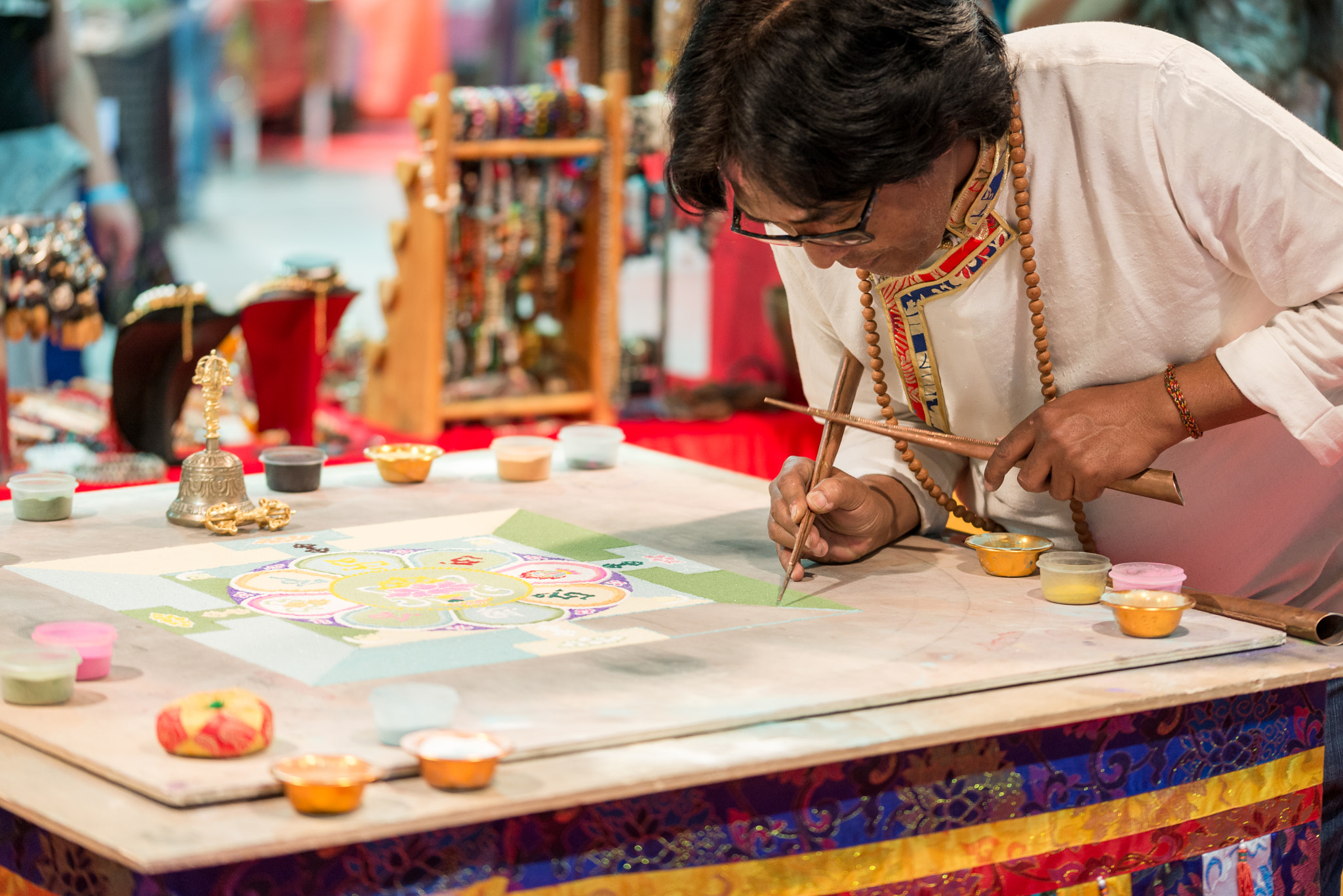 Sigma 105mm F2.8 EX DG OS HSM sample photo. Mandala work in progress photography