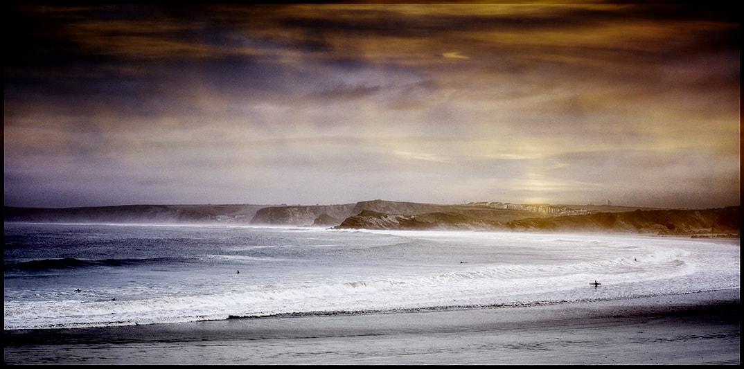 Fujifilm X-T1 sample photo. Towan beach newquay. photography