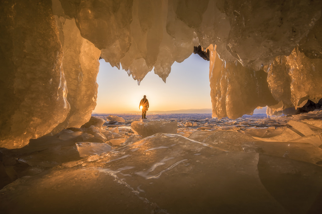 Shine Light on Ice Cave by Arnupap Supap on 500px.com