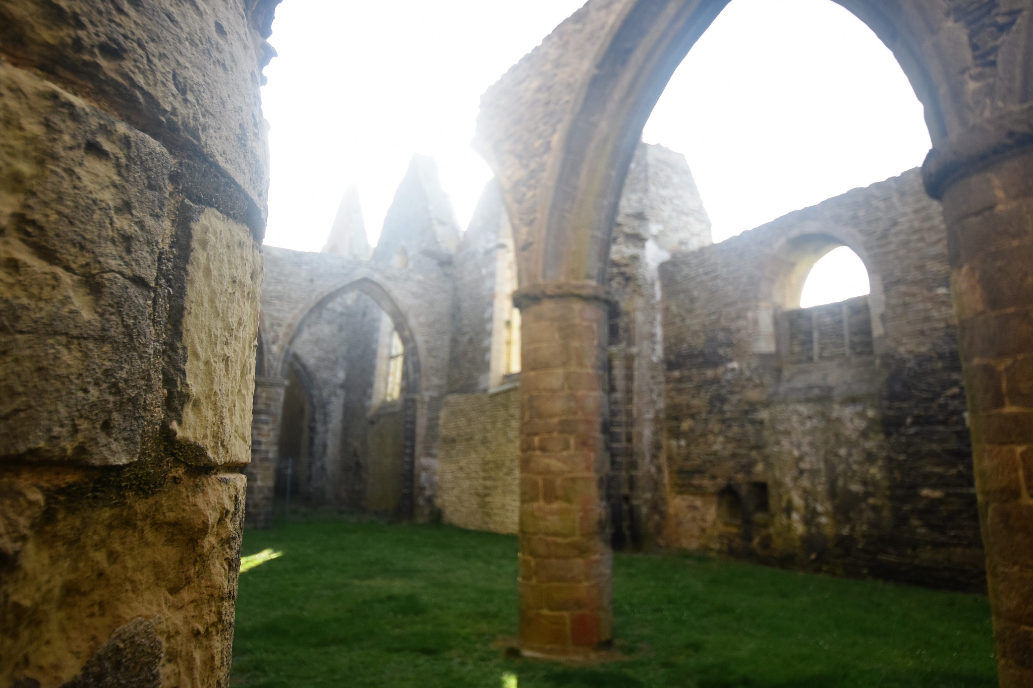 Nikon D810 sample photo. "abbey saint mathieu" photography