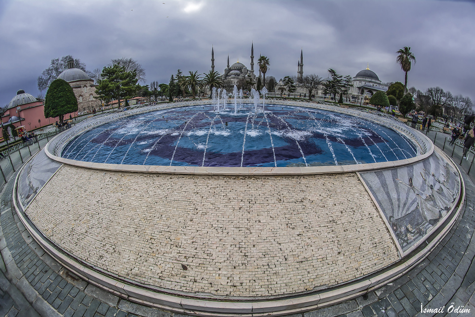 Nikon D7100 + Samyang 8mm F3.5 Aspherical IF MC Fisheye sample photo. Sultanahmet meydanı photography