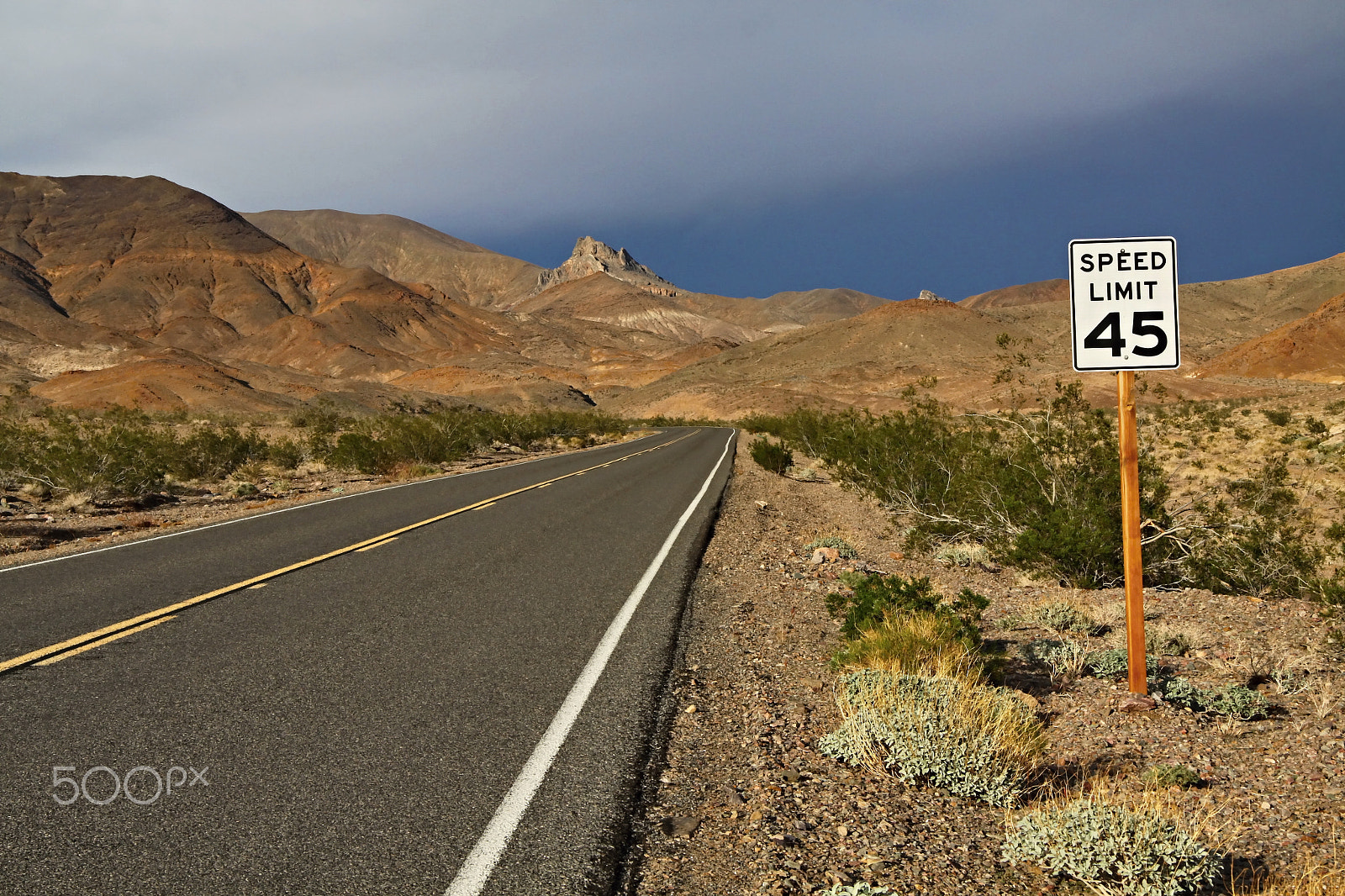 Canon EOS 50D + Canon EF-S 17-85mm F4-5.6 IS USM sample photo. Road in death valley national park, california, us photography