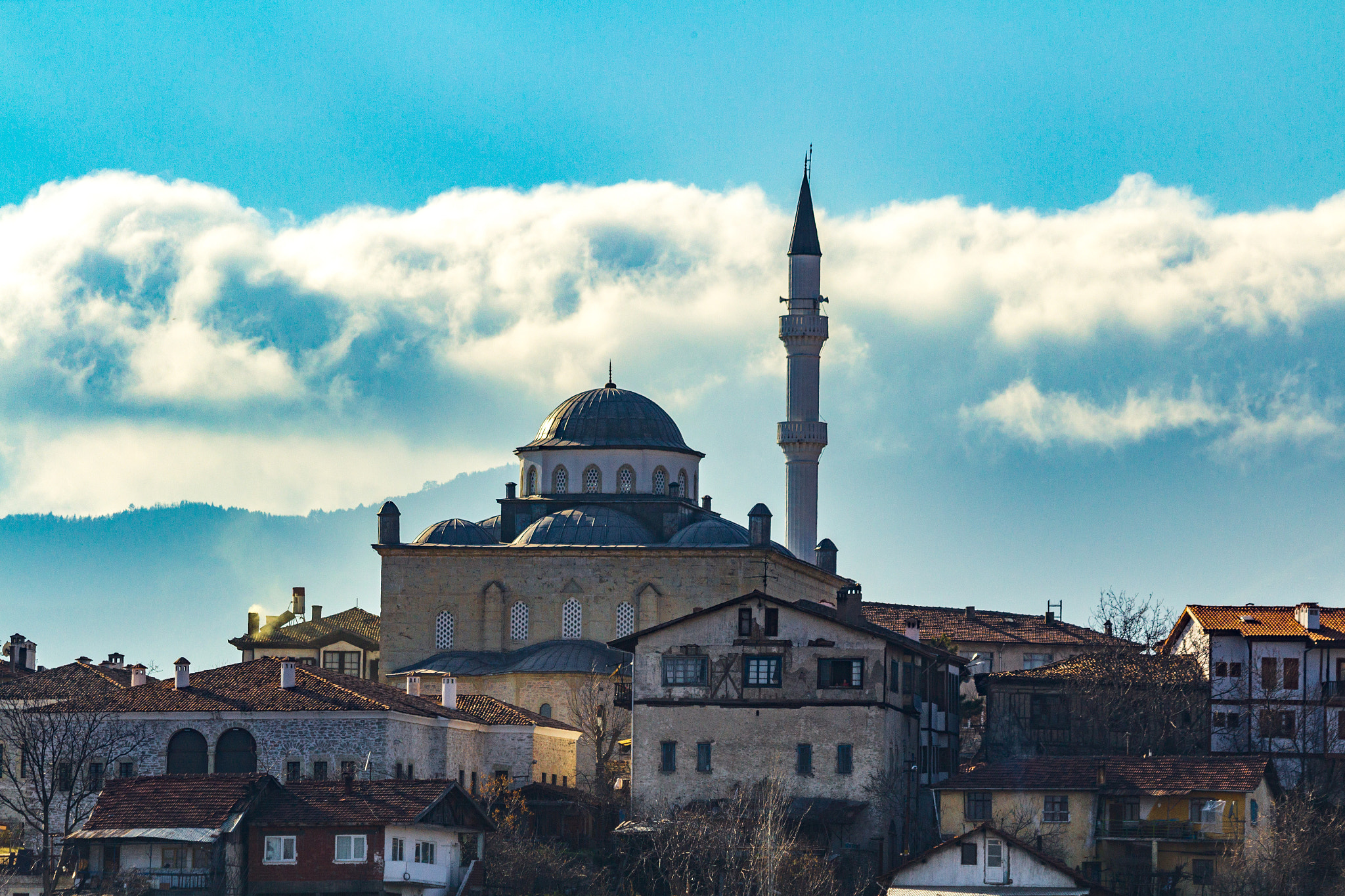 Canon EF 70-300mm F4-5.6 IS USM sample photo. Ulu camii (old ayastefanos church) photography