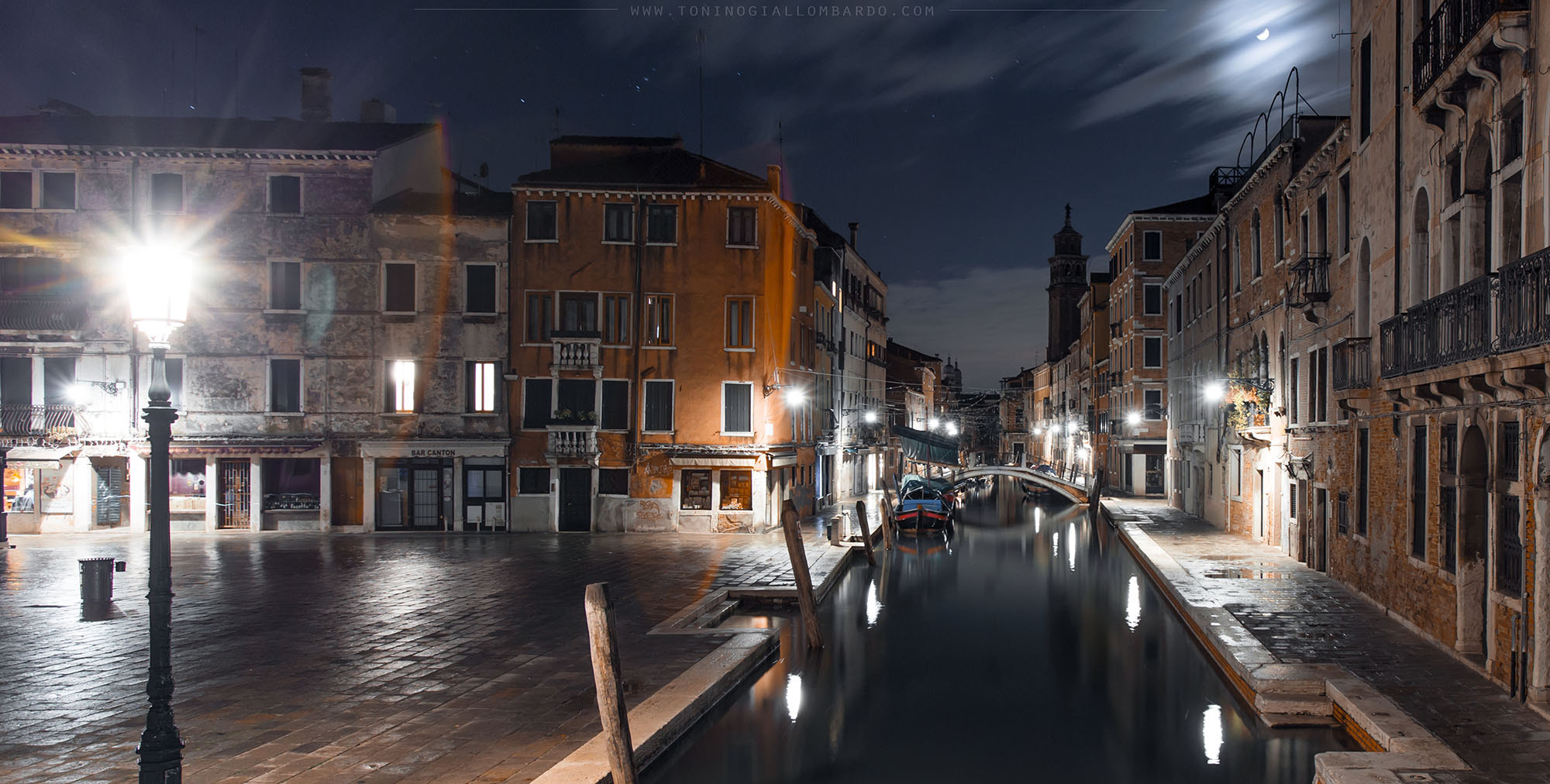 Canon EOS 6D sample photo. Venice at night photography