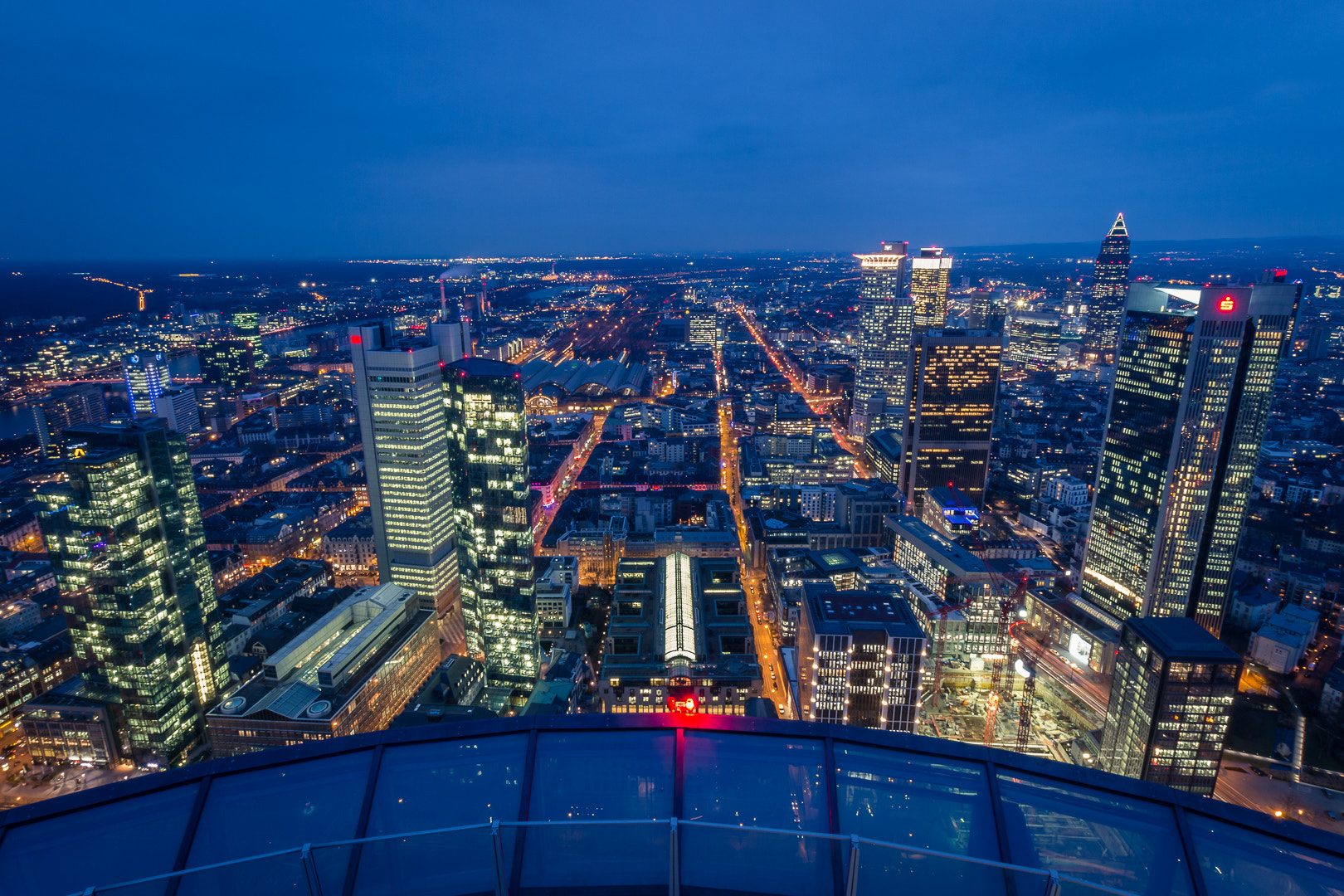 Sigma 10-20mm F3.5 EX DC HSM sample photo. Frankfurt from above photography