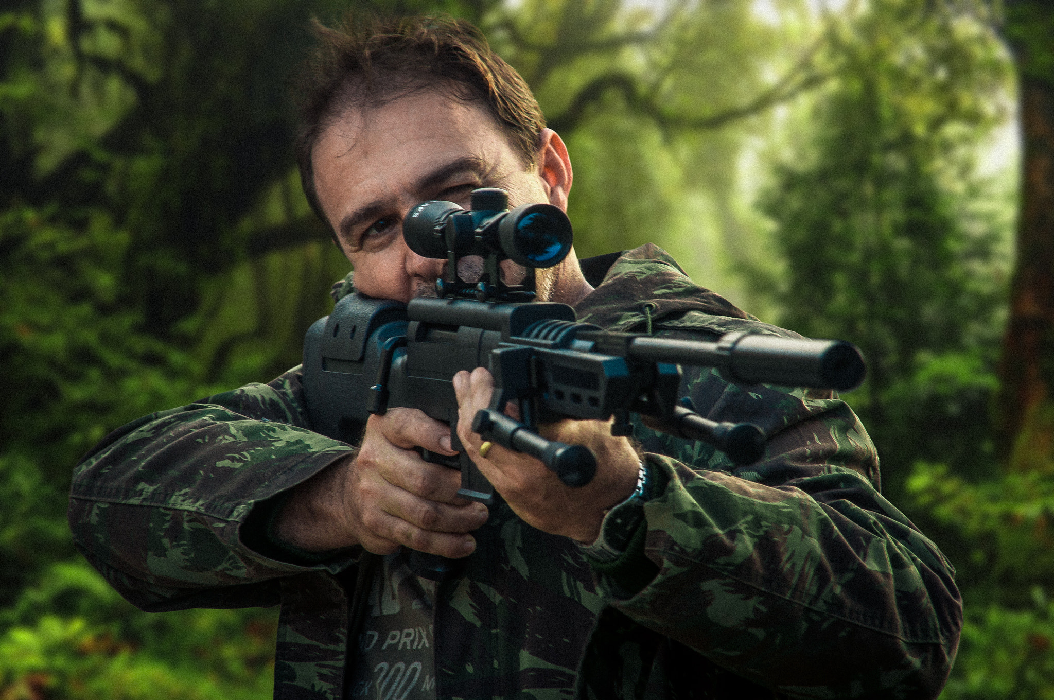 Nikon D90 sample photo. The sniper photography