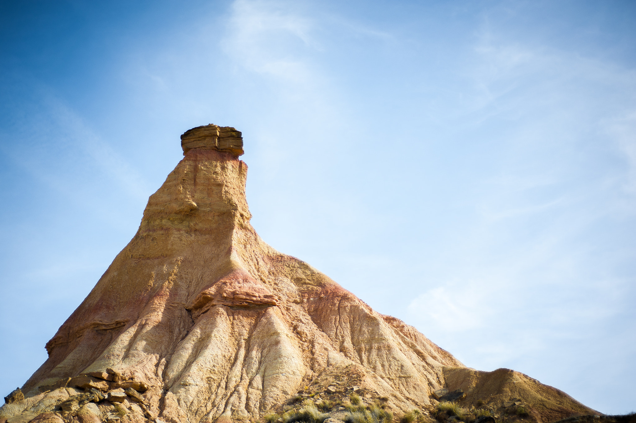 Nikon D700 + Nikon AF Nikkor 50mm F1.8D sample photo. Bardenas (navarra) photography
