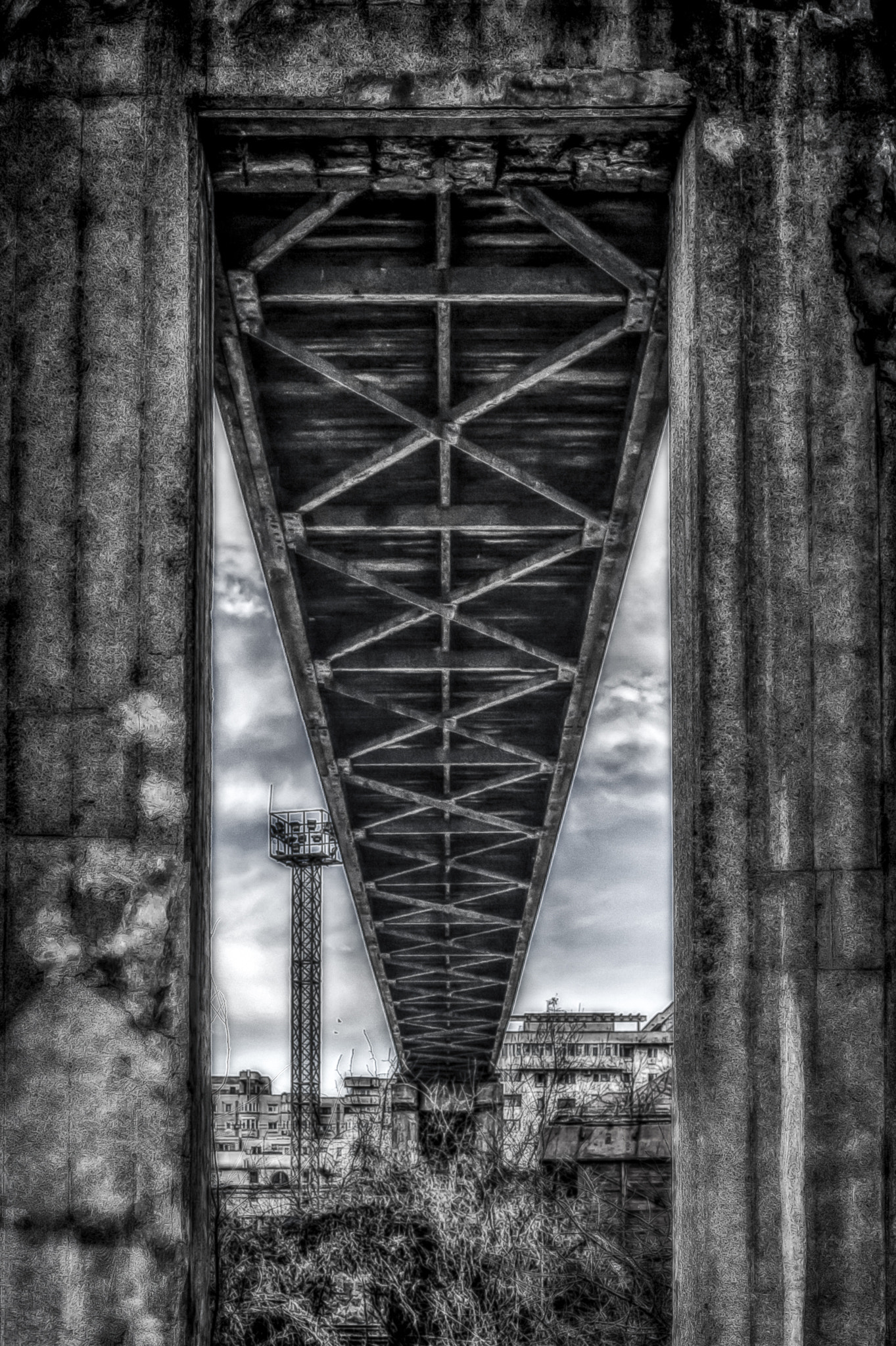 Nikon D700 sample photo. Under the bridge photography