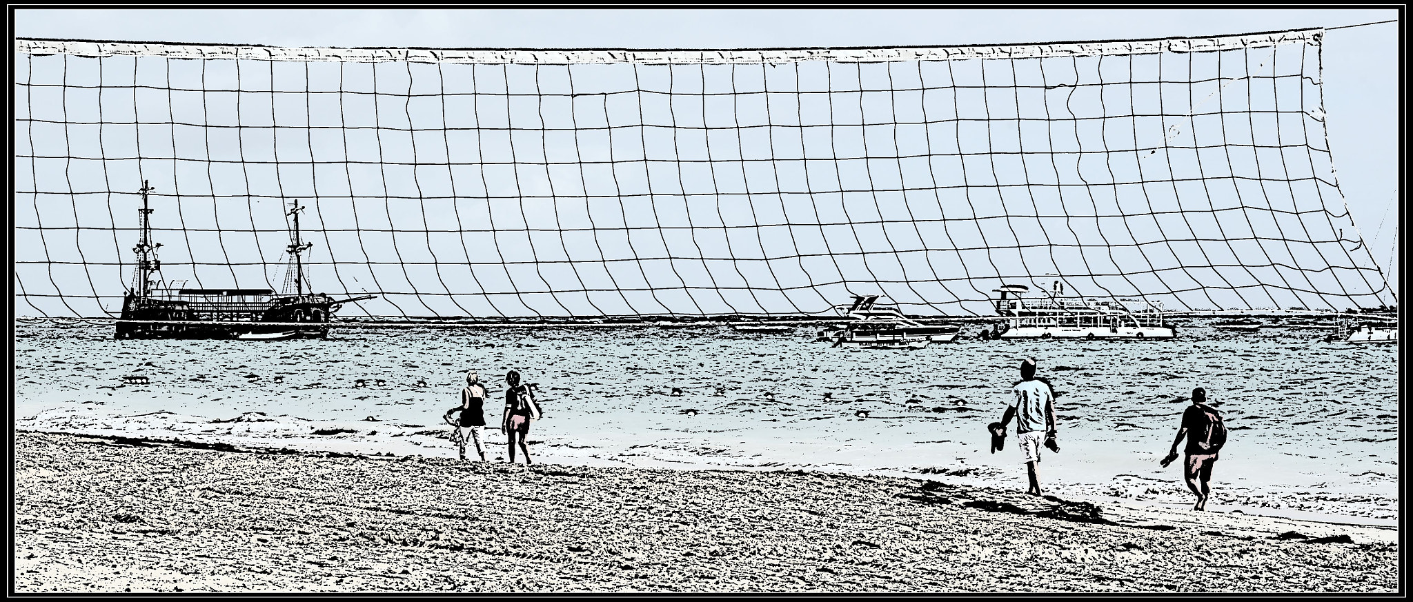 Nikon AF Nikkor 70-300mm F4-5.6G sample photo. Beach photography
