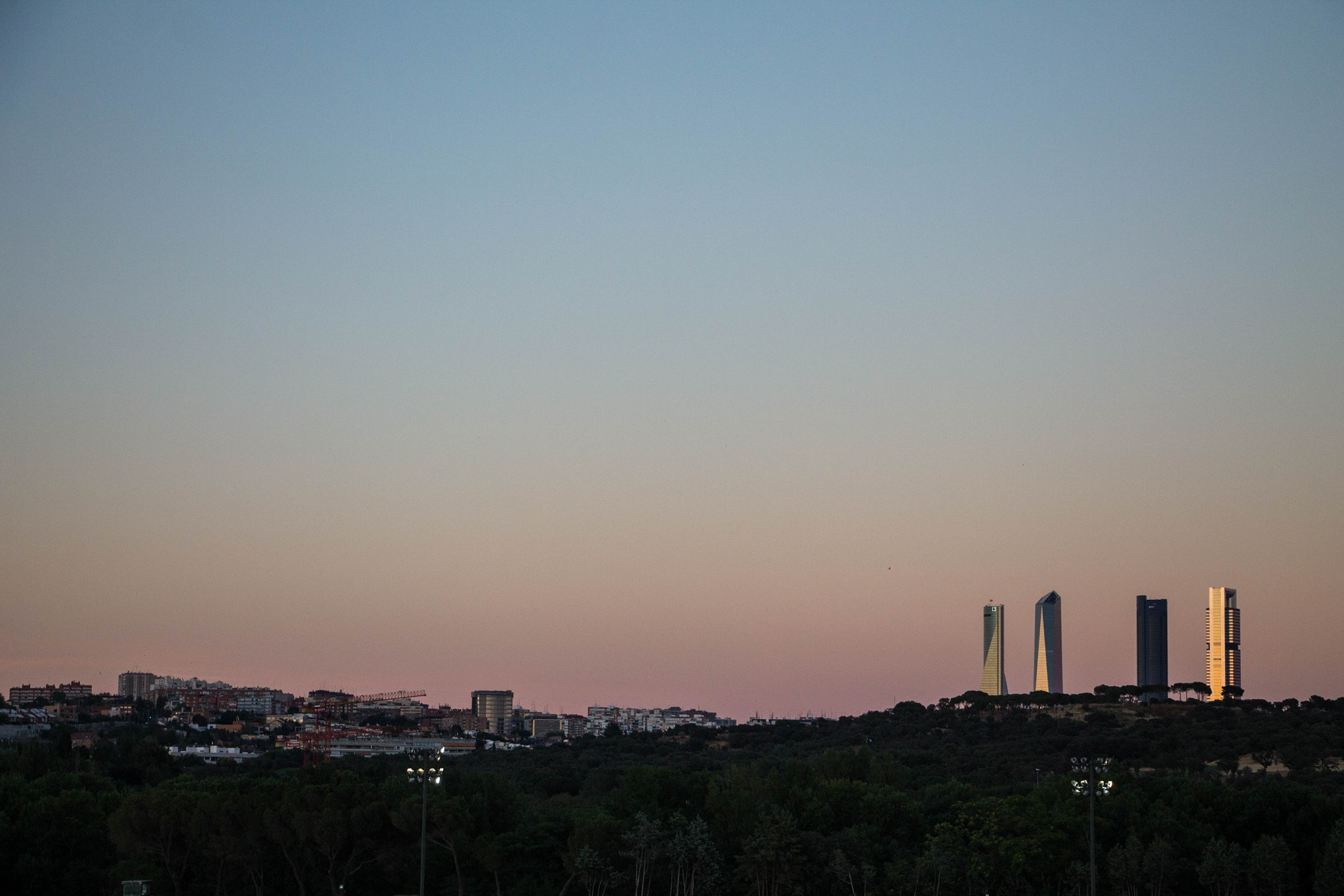 Canon EOS 1100D (EOS Rebel T3 / EOS Kiss X50) sample photo. Cuatro torres, madrid photography