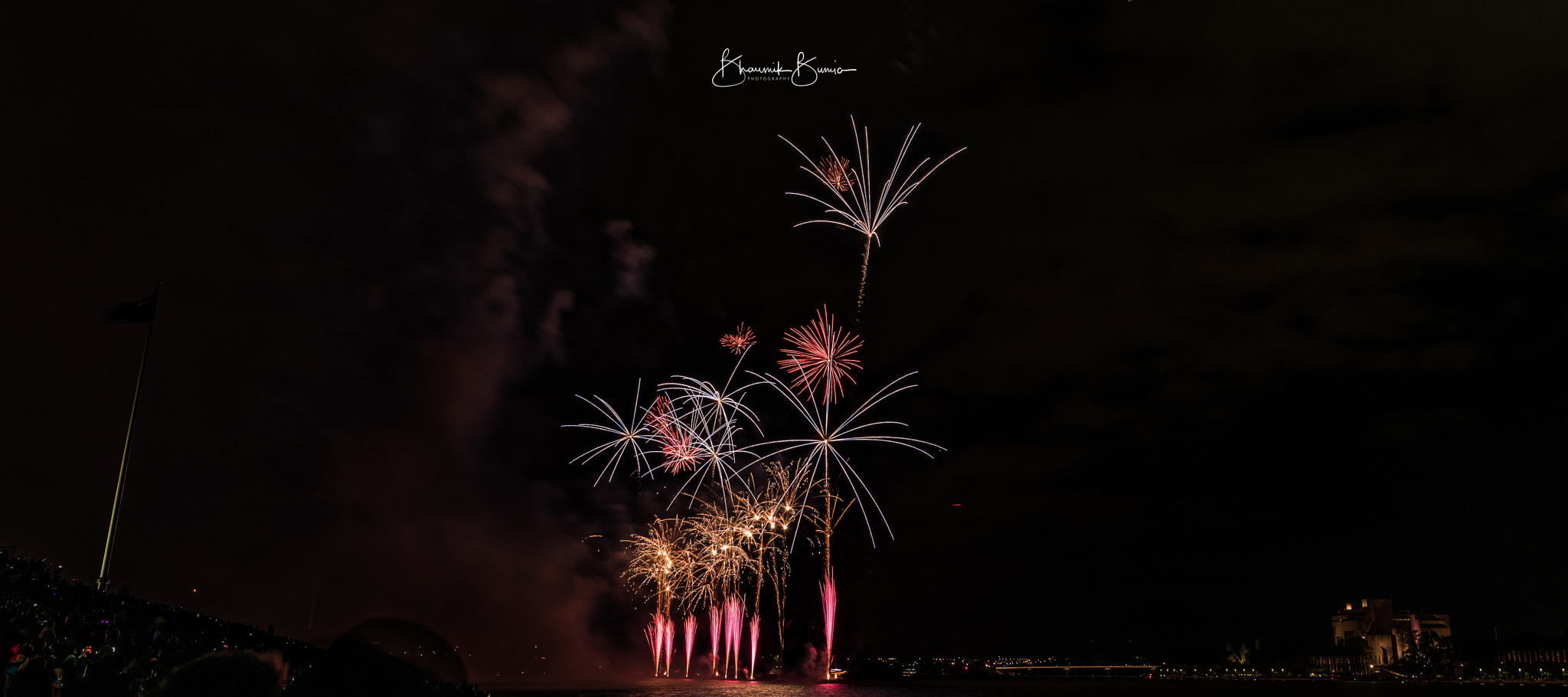 Nikon D810 sample photo. Clear lines - fire work photography