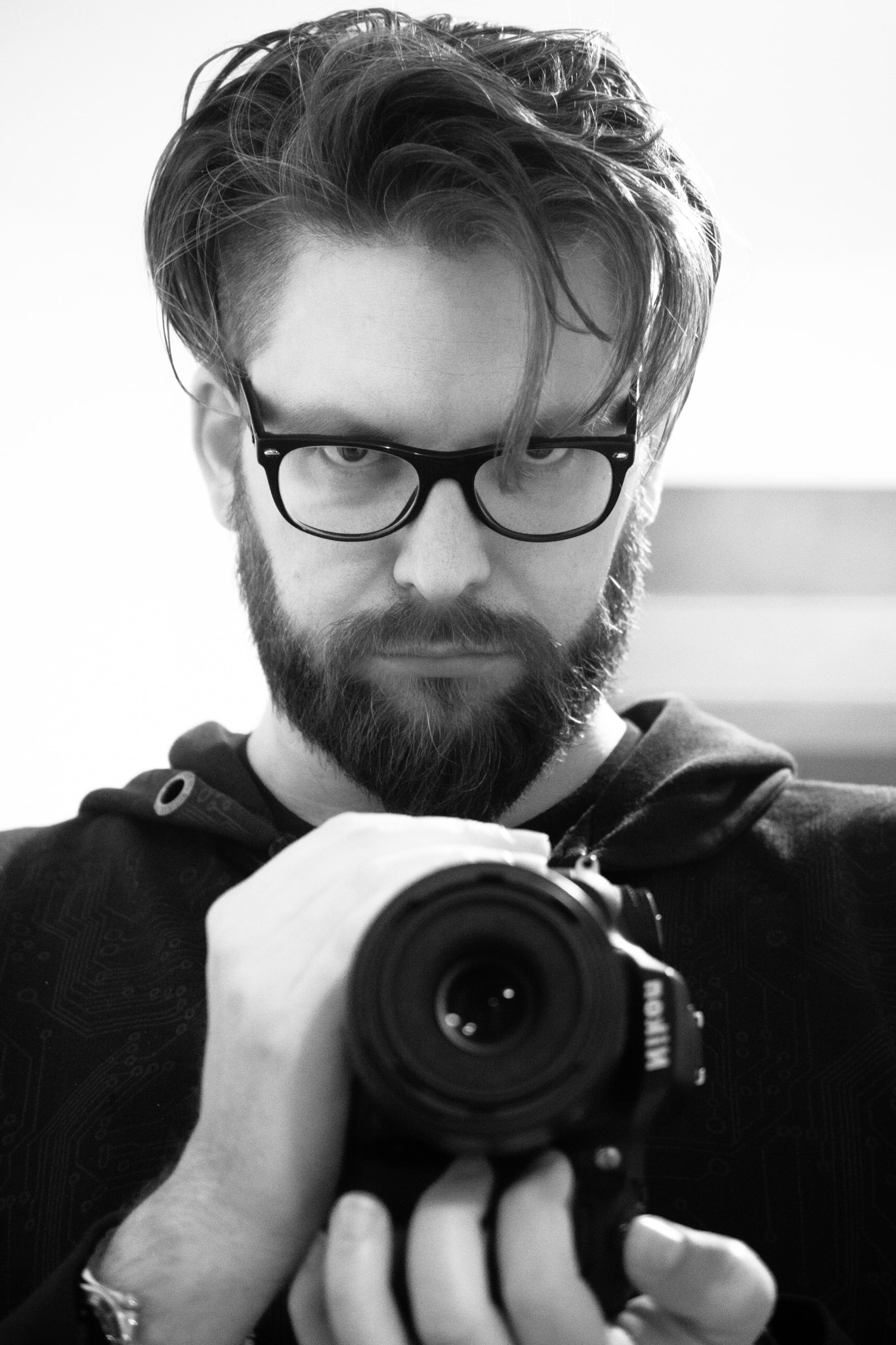 Nikon AF-S DX Micro Nikkor 40mm F2.8 sample photo. Self-portrait of an insomniac photography