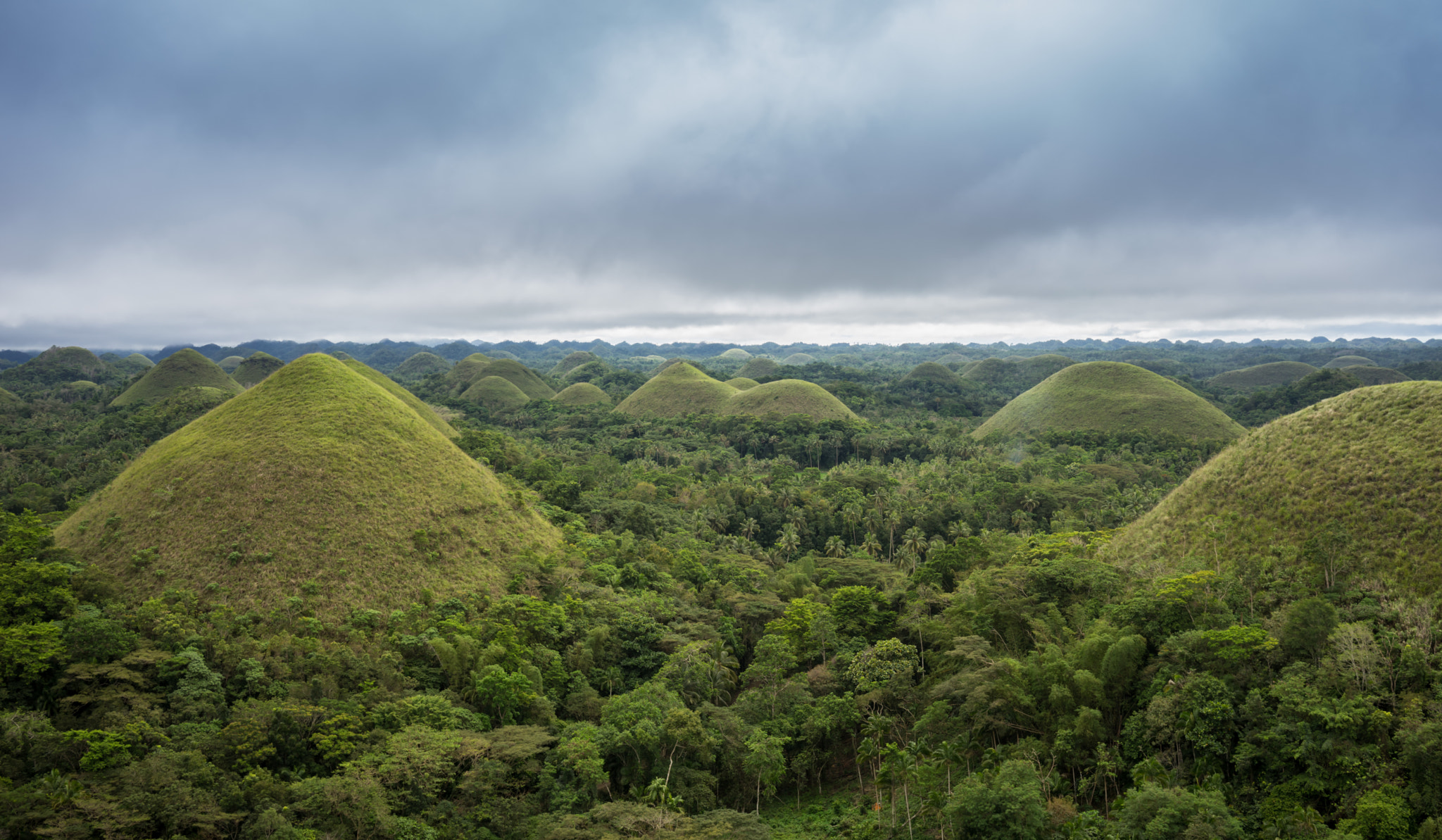 Sony a7 II sample photo. Chocolate hills of bohol philippines photography