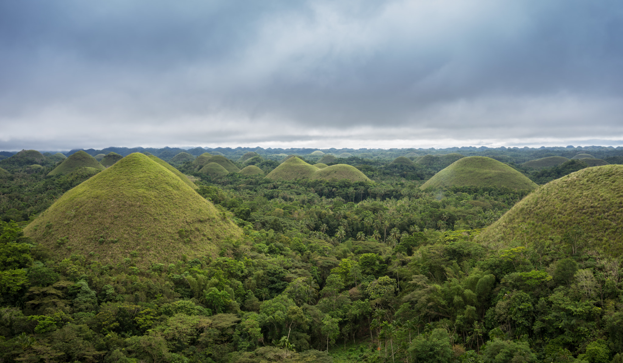 Sony a7 II + Sony Sonnar T* FE 35mm F2.8 ZA sample photo. Chocolate hills of bohol philippines photography