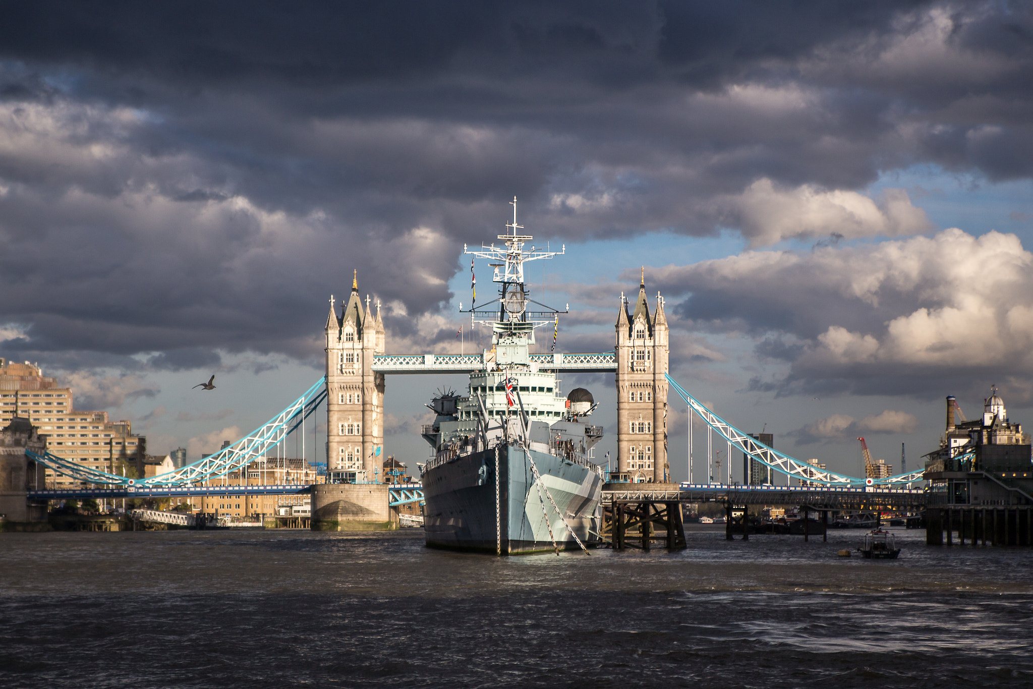Canon EOS 6D sample photo. London tower bridge hms belfast märz photography