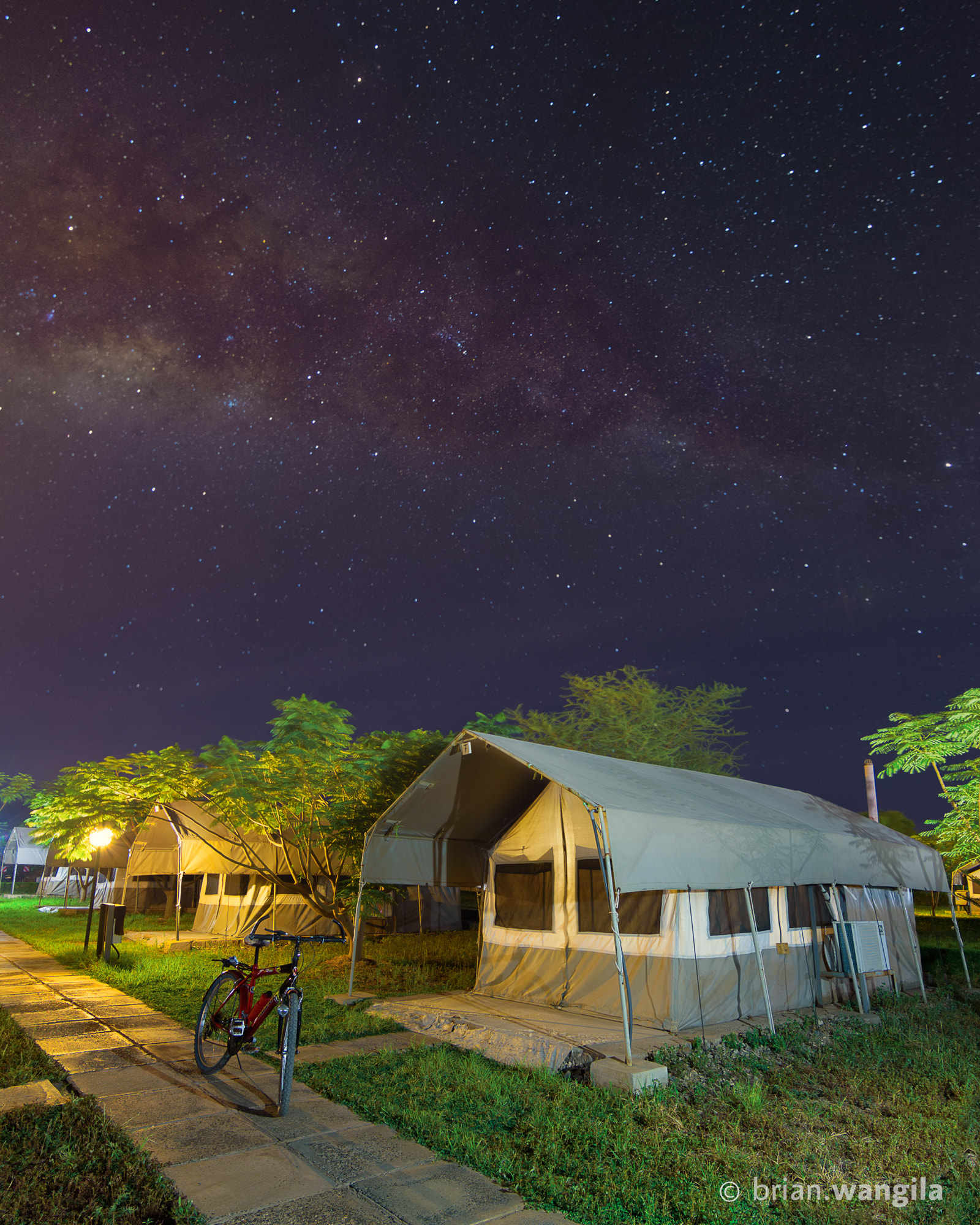 Nikon D5500 sample photo. Camping under the milkyway photography