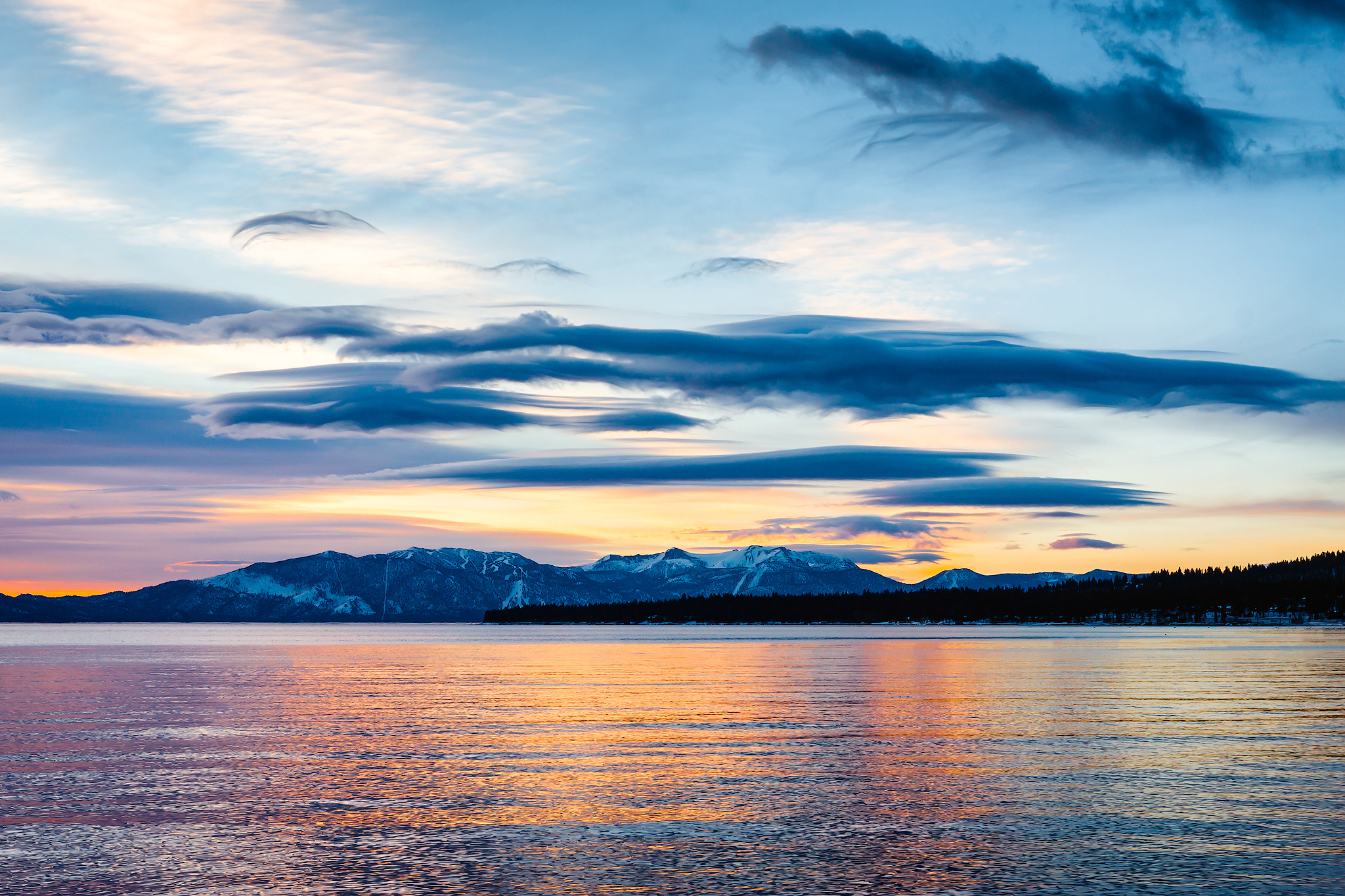 Canon EF 16-35mm F4L IS USM sample photo. Tahoe sunrise | homewood, california photography