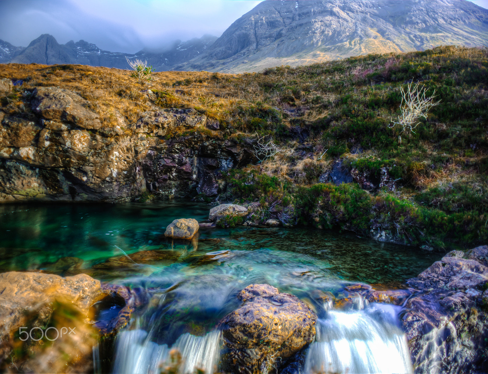 Nikon D750 + Nikon AF Nikkor 20mm F2.8D sample photo. Fairy pools of glen brittle photography