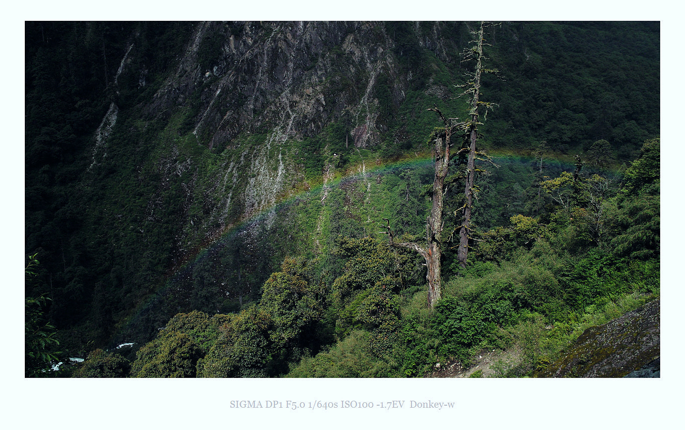 Sigma DP1 sample photo. Gaoligong mountains photography