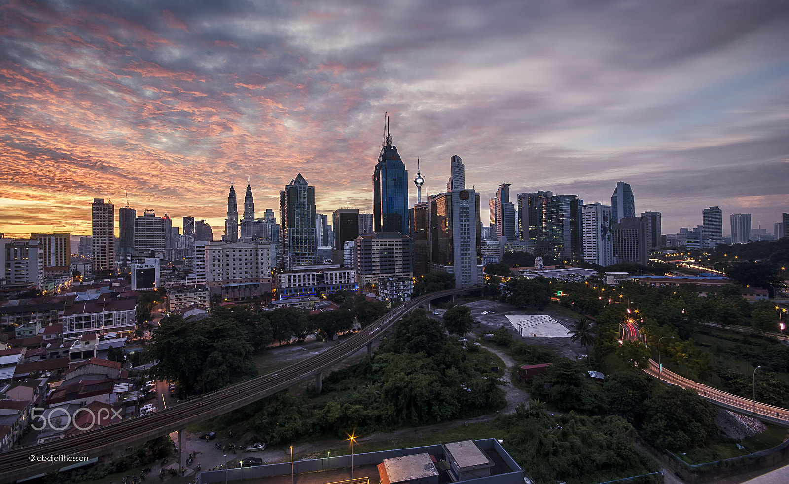 Sigma 10-20mm F4-5.6 EX DC HSM sample photo. Sunrise at kuala lumpur photography