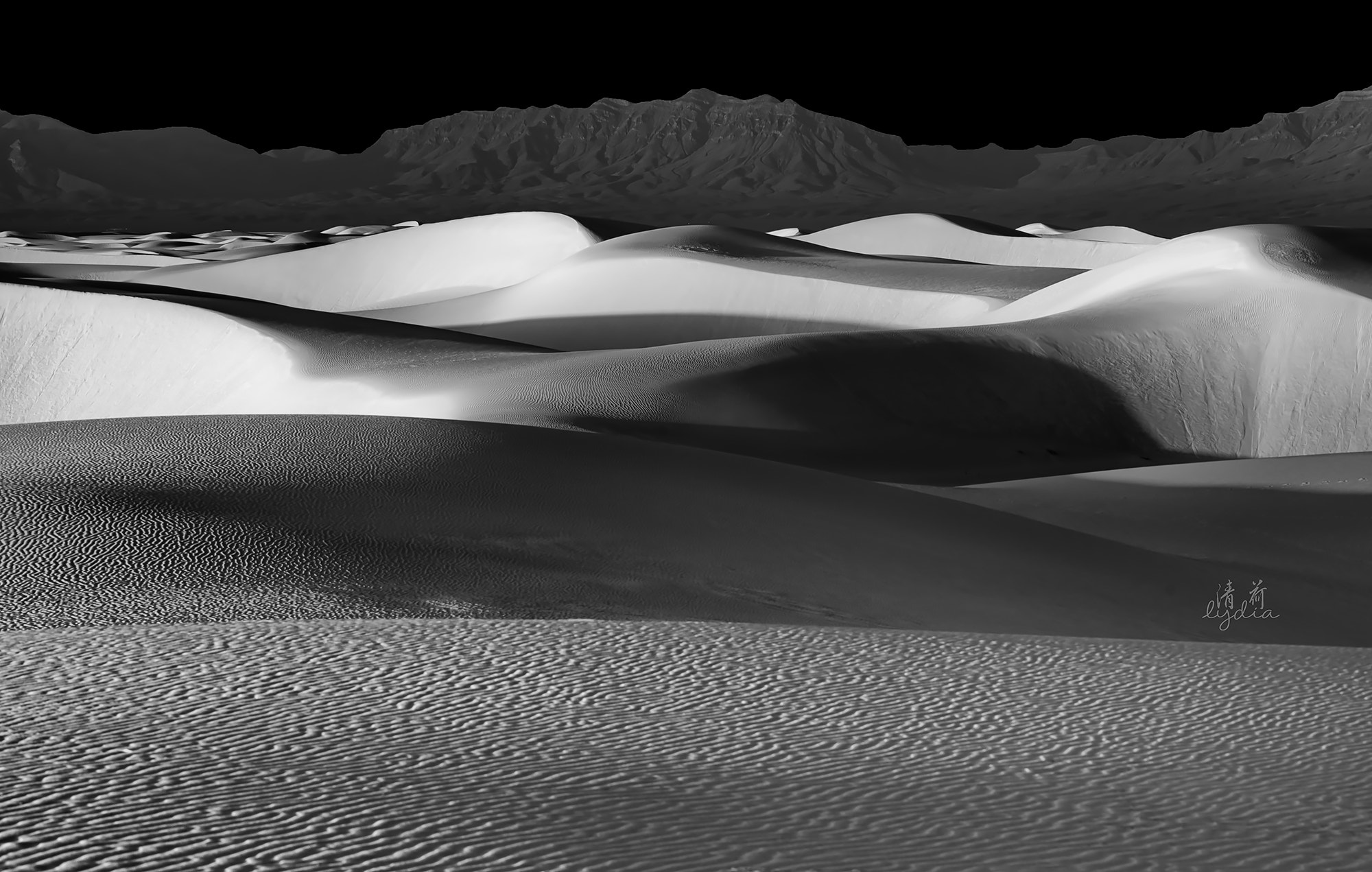 FE 70-200mm F2.8 OSS sample photo. Sand dune photography