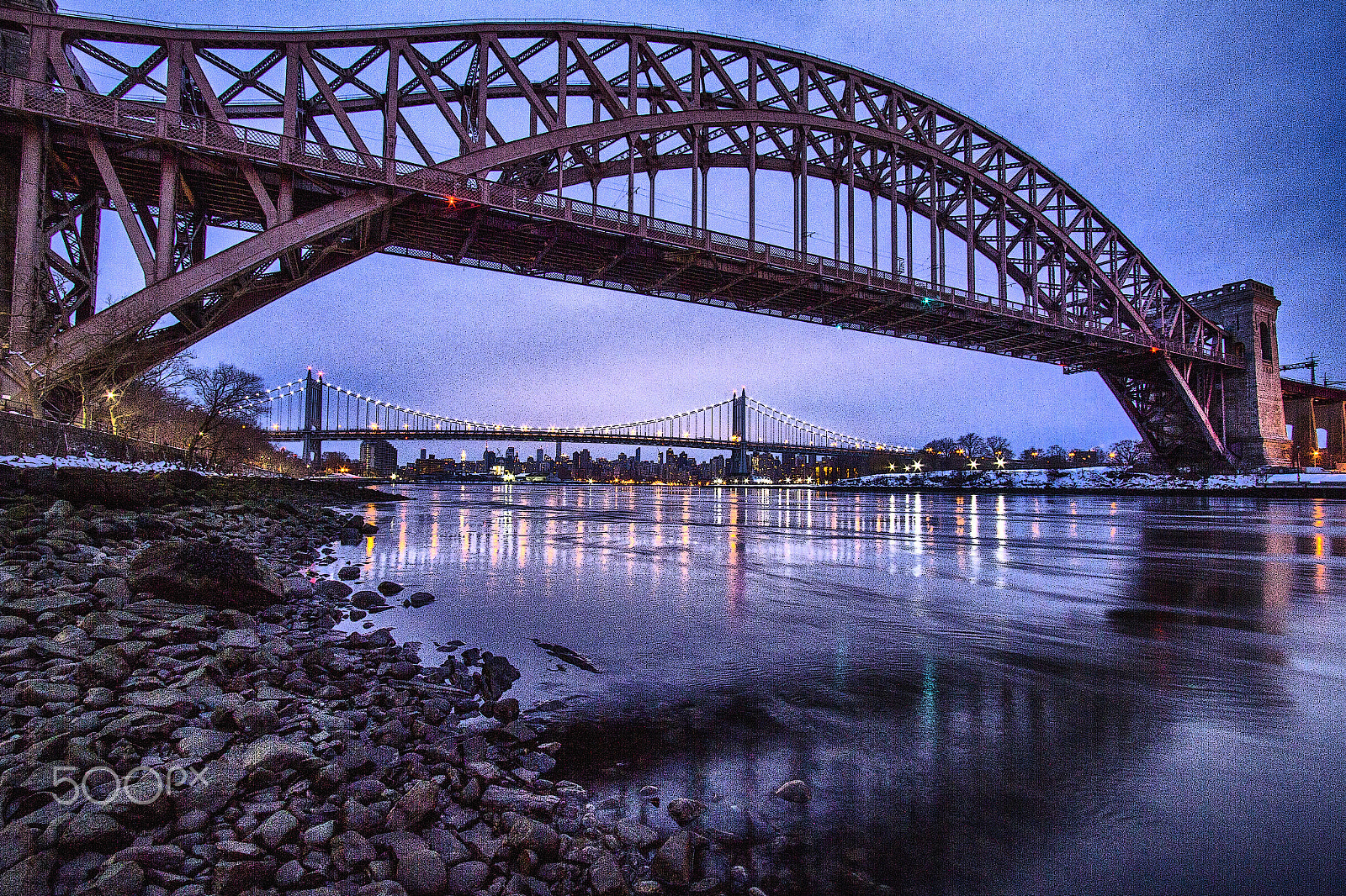 Canon EF-S 10-22mm F3.5-4.5 USM sample photo. Hellgate & triborough bridge's photography