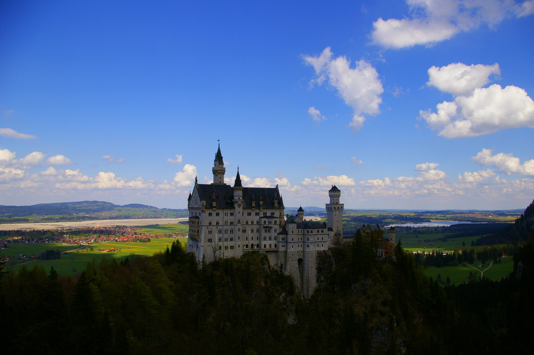 Pentax K100D Super sample photo. Fairy tale castle neuschwanstein photography