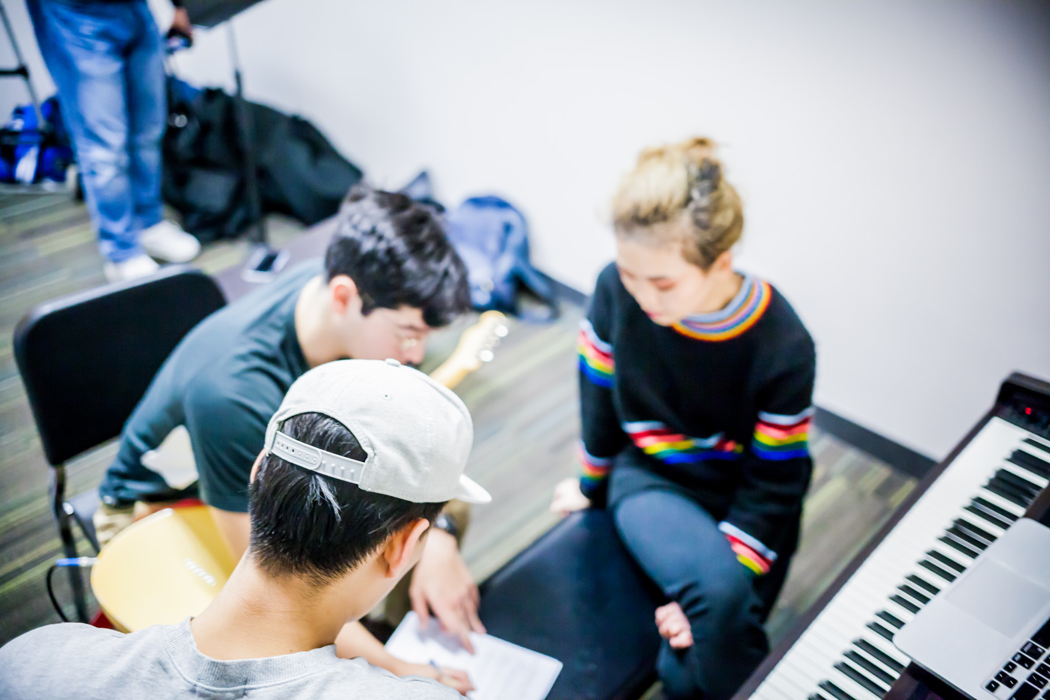 Sigma 18-35mm f/1.8 DC HSM sample photo. Berklee musicians photography