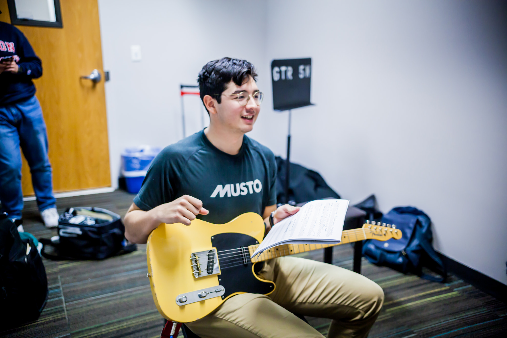 Canon EOS 5D Mark II + Sigma 18-35mm f/1.8 DC HSM sample photo. Berklee musicians photography