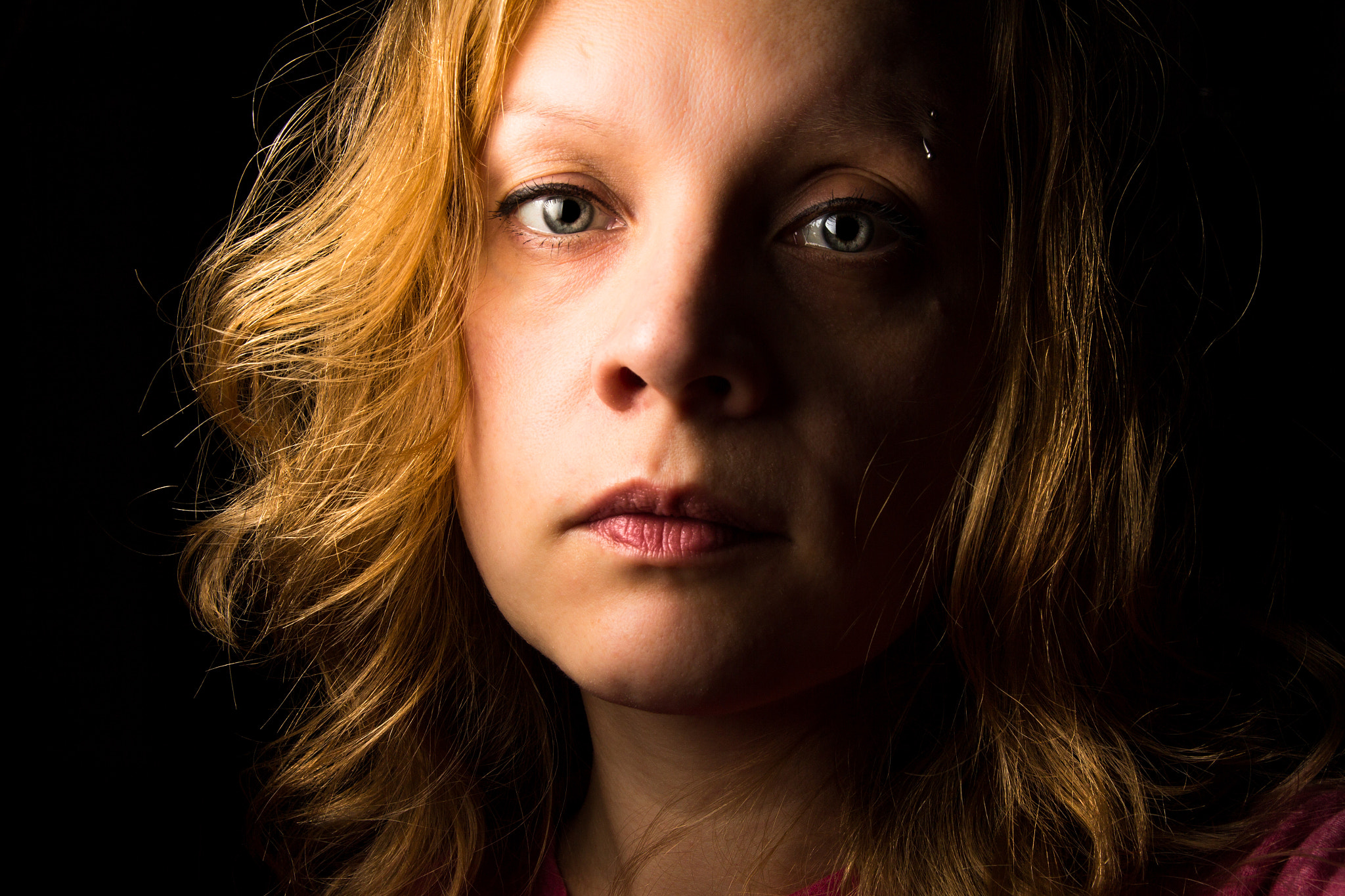 Sigma 17-70mm F2.8-4 DC Macro OS HSM sample photo. Low key self portrait photography