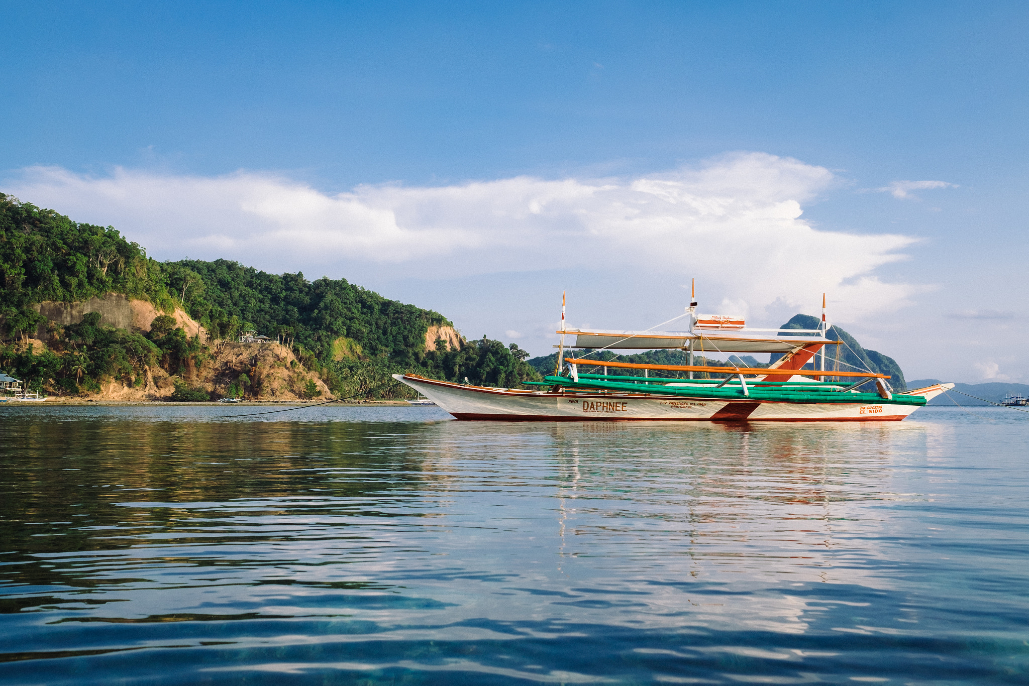 Fujifilm XF 23mm F1.4 R sample photo. Boat, el nido, philippines photography