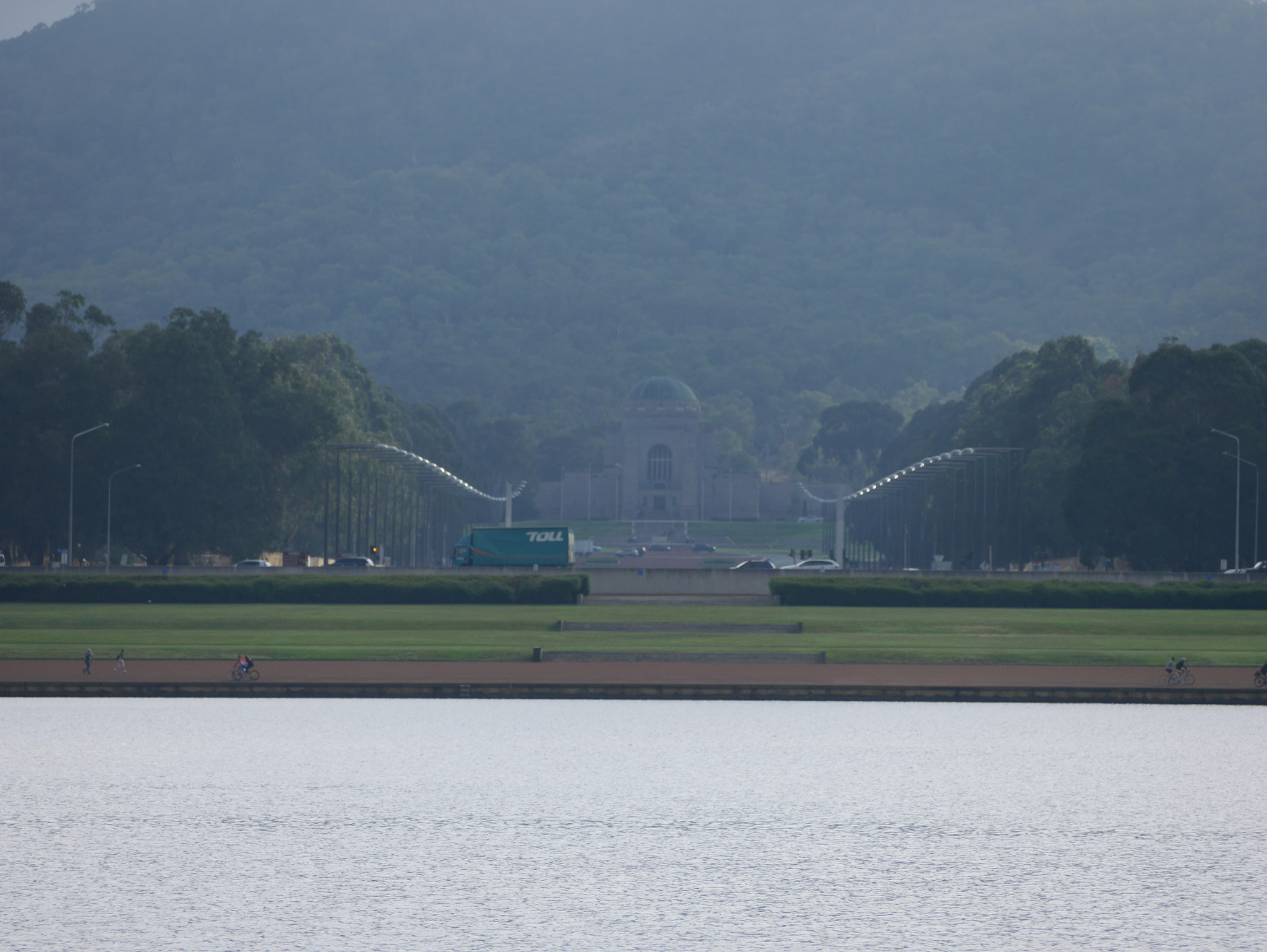 Panasonic DMC-GM1S sample photo. Australian war memorial in the fog - canberra, australia photography