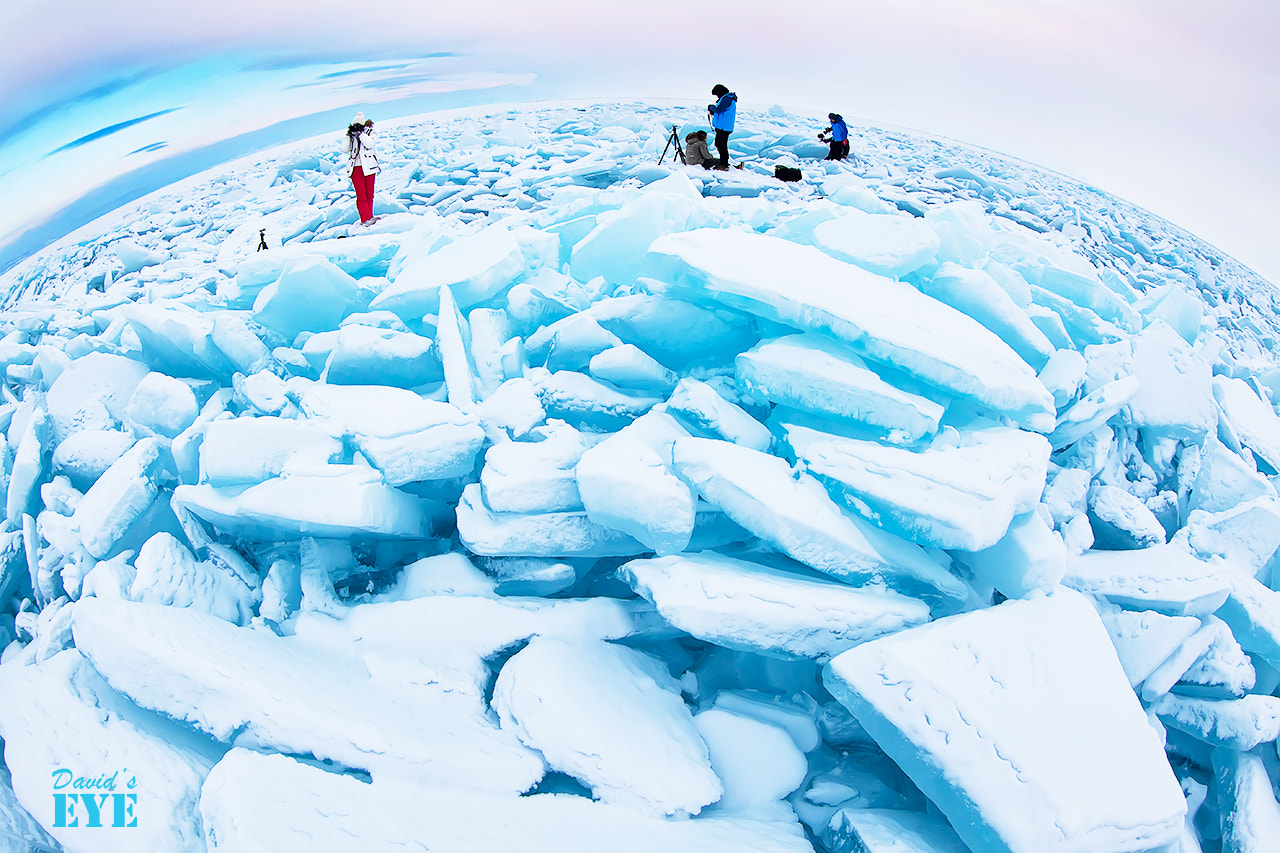 Canon EOS 5D Mark II + Canon EF 8-15mm F4L Fisheye USM sample photo. The ice ball photography