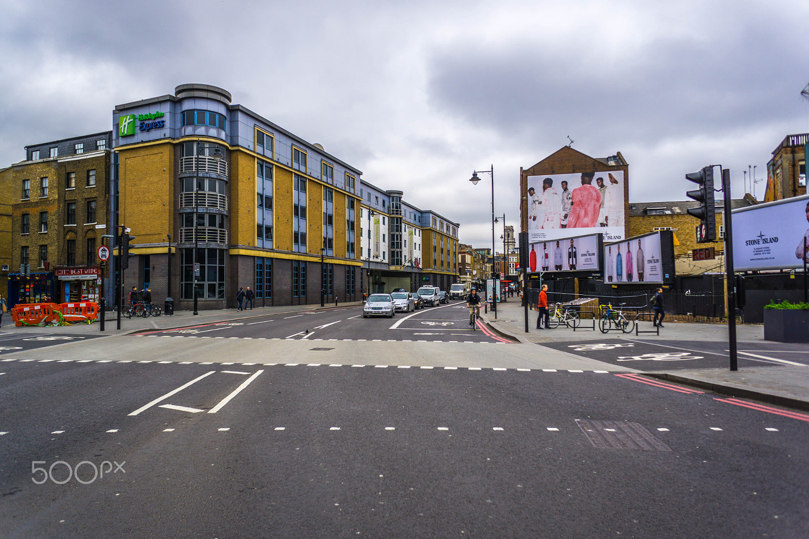 Sony a6000 sample photo. Empty intersection photography