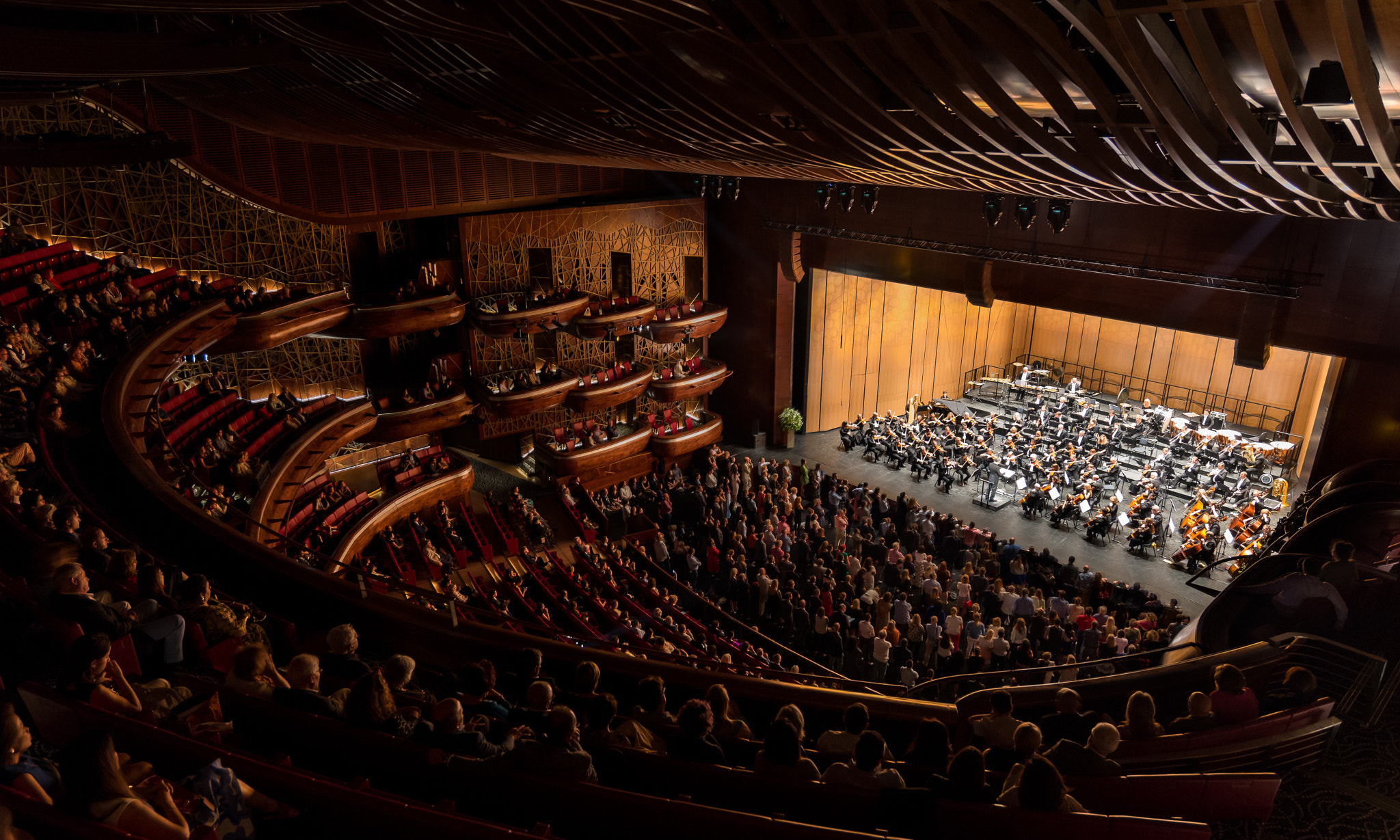 Nikon D610 sample photo. Dubai opera house photography