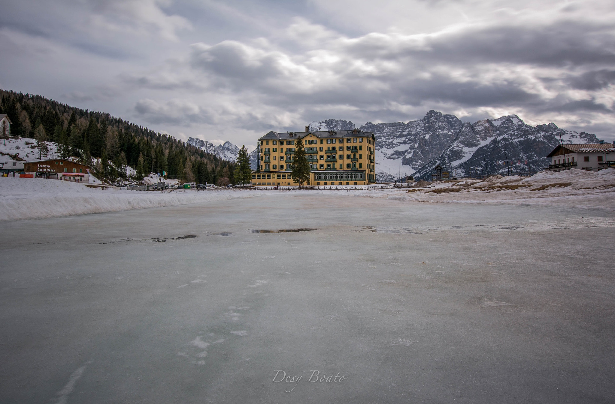 Sigma 10-20mm F3.5 EX DC HSM sample photo. • sul lago ghiacciato di misurina• photography